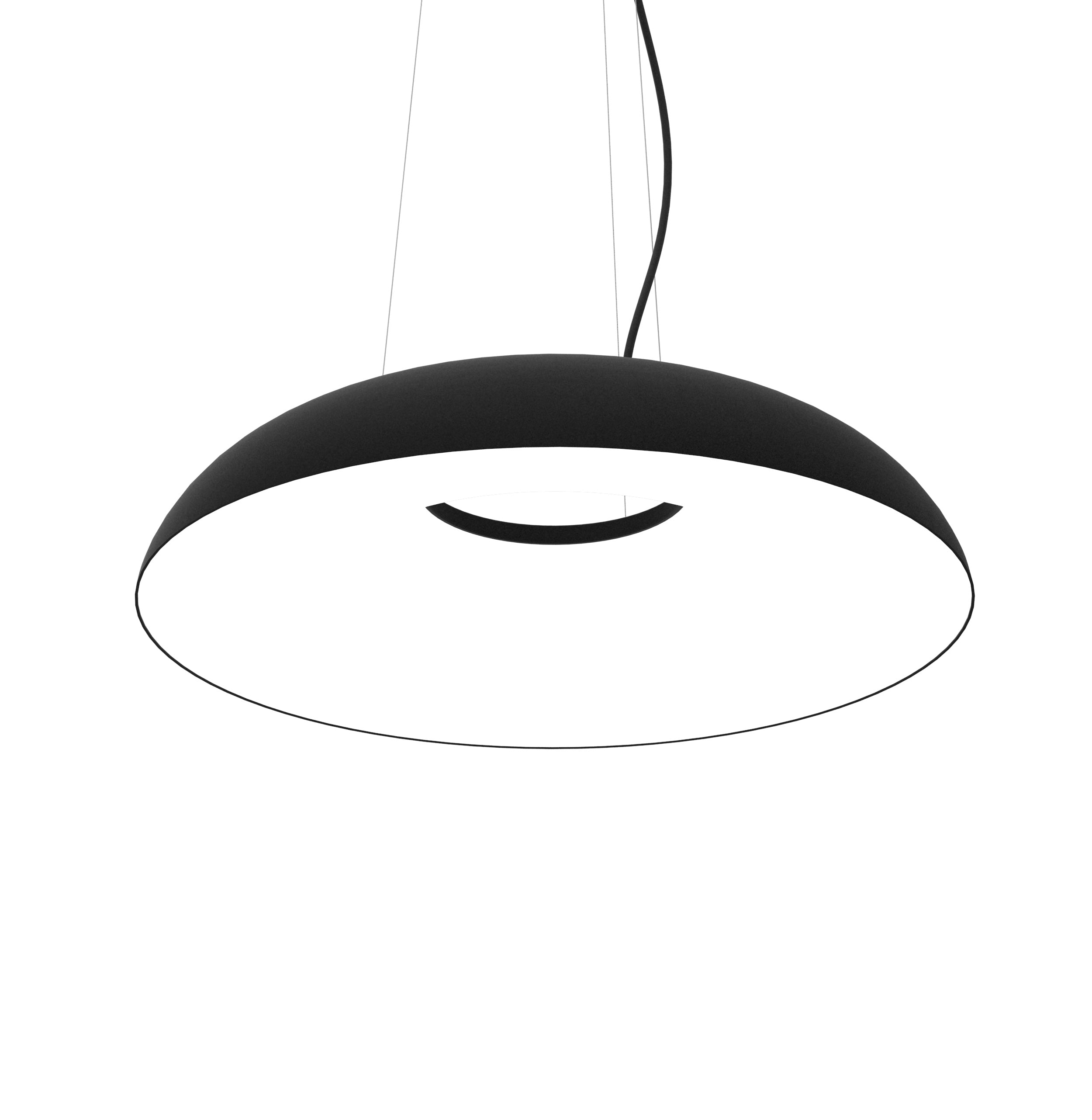 Hanglamp MAGGIOLONE geperst zwart
