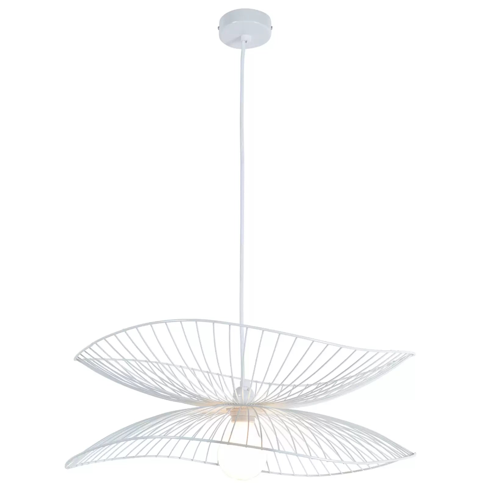 Lampa wisząca LIBELLULE biały z oświetleniem LED