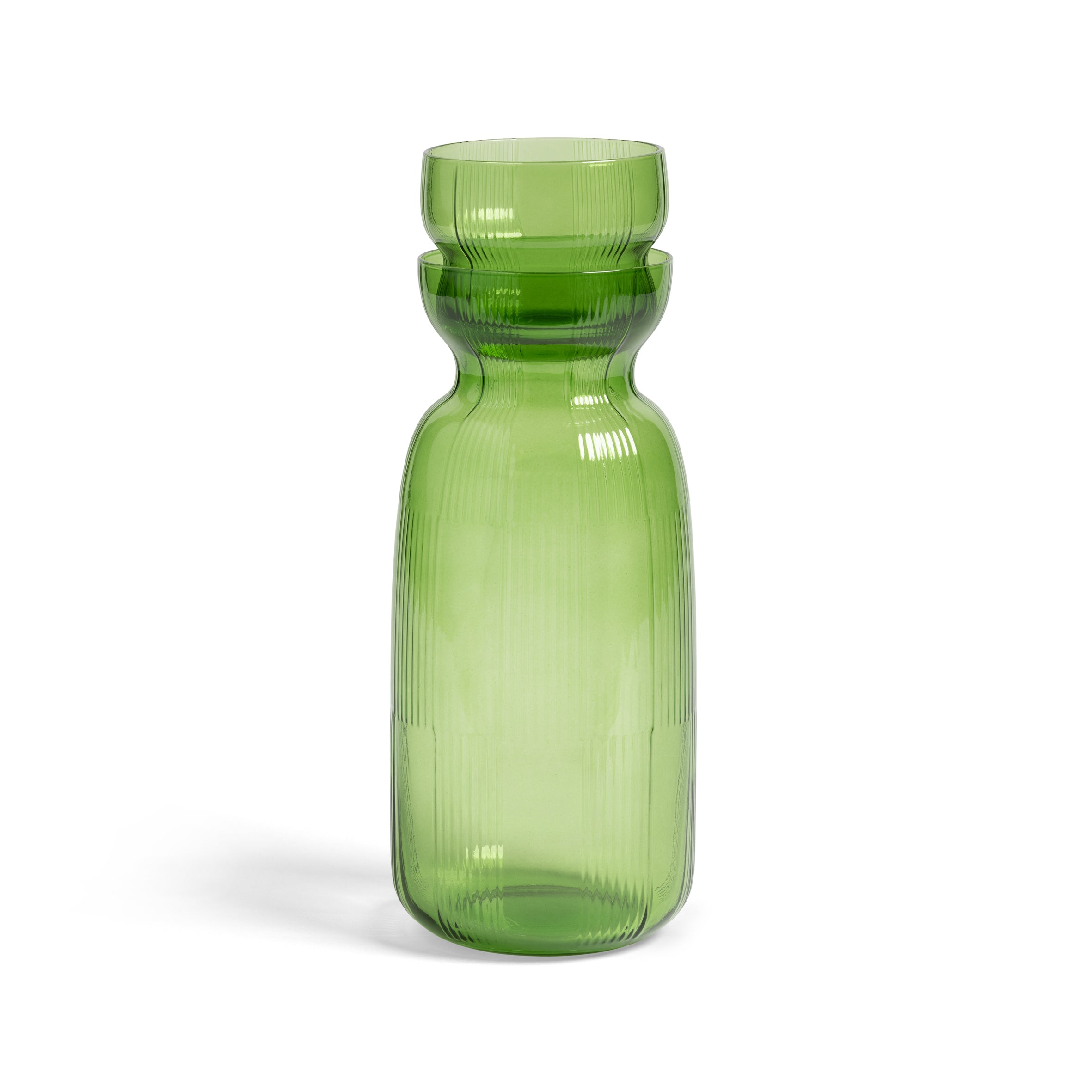 Karaf CIRCUS groen glas