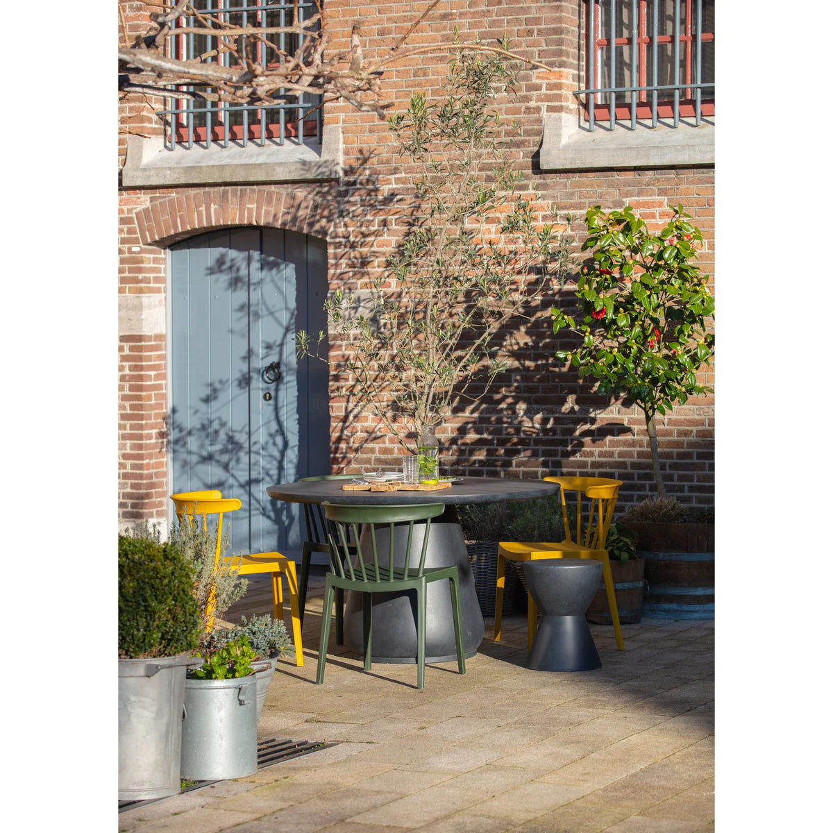 Hocker DOVER antraciet