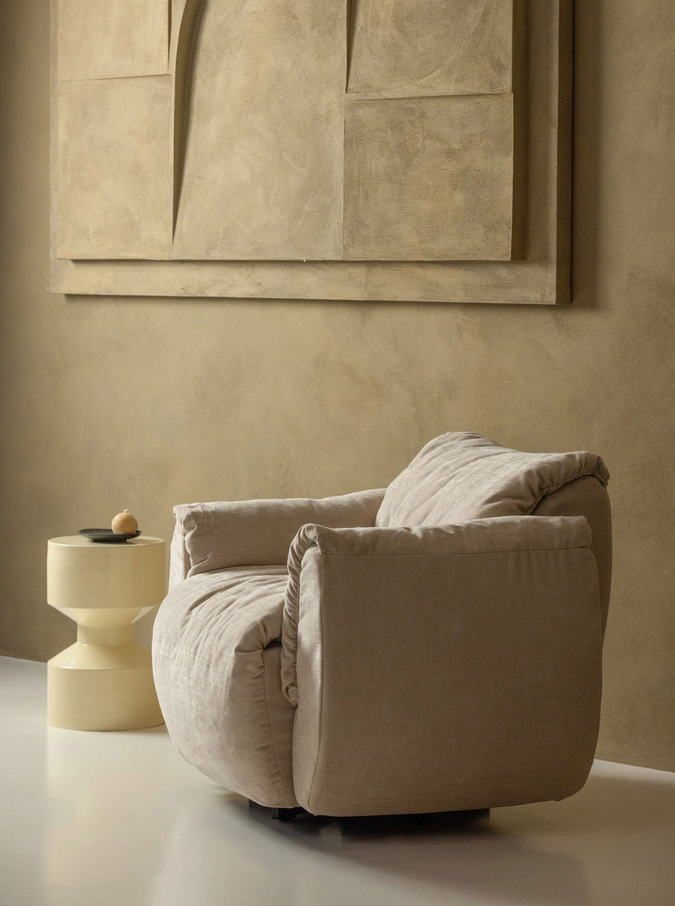 Draaistoel BAGGY 3D zandkleur