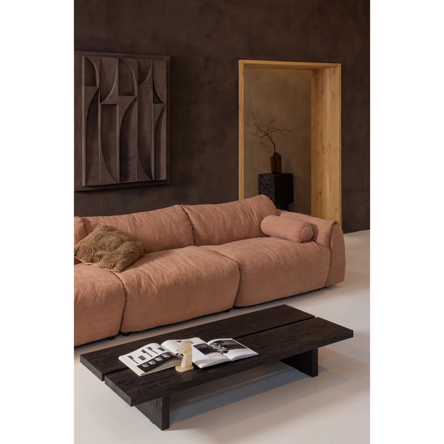 LION donkerbruin salontafel