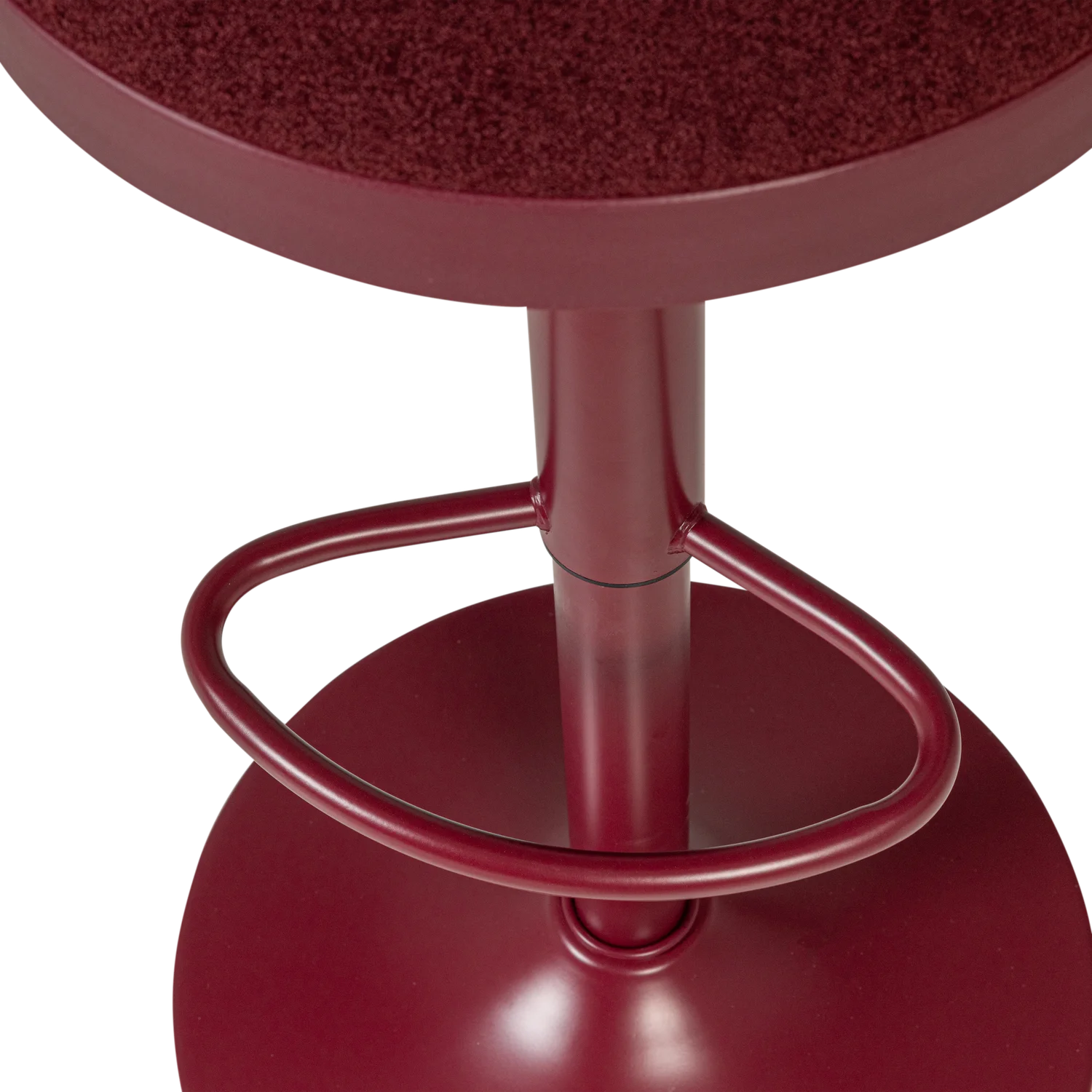 Verstelbare hocker MEVO bordeaux