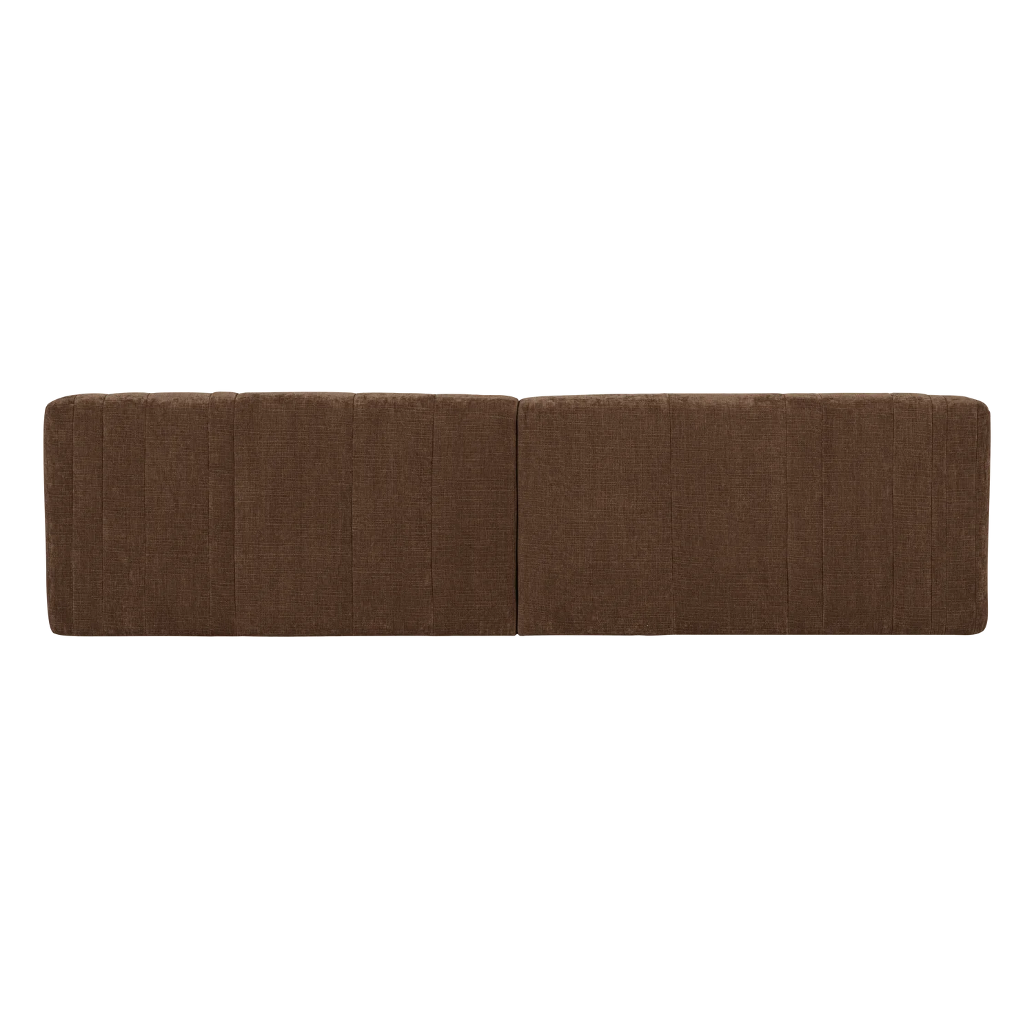 Sofa 4-persoons OMAIRE bruin chenille