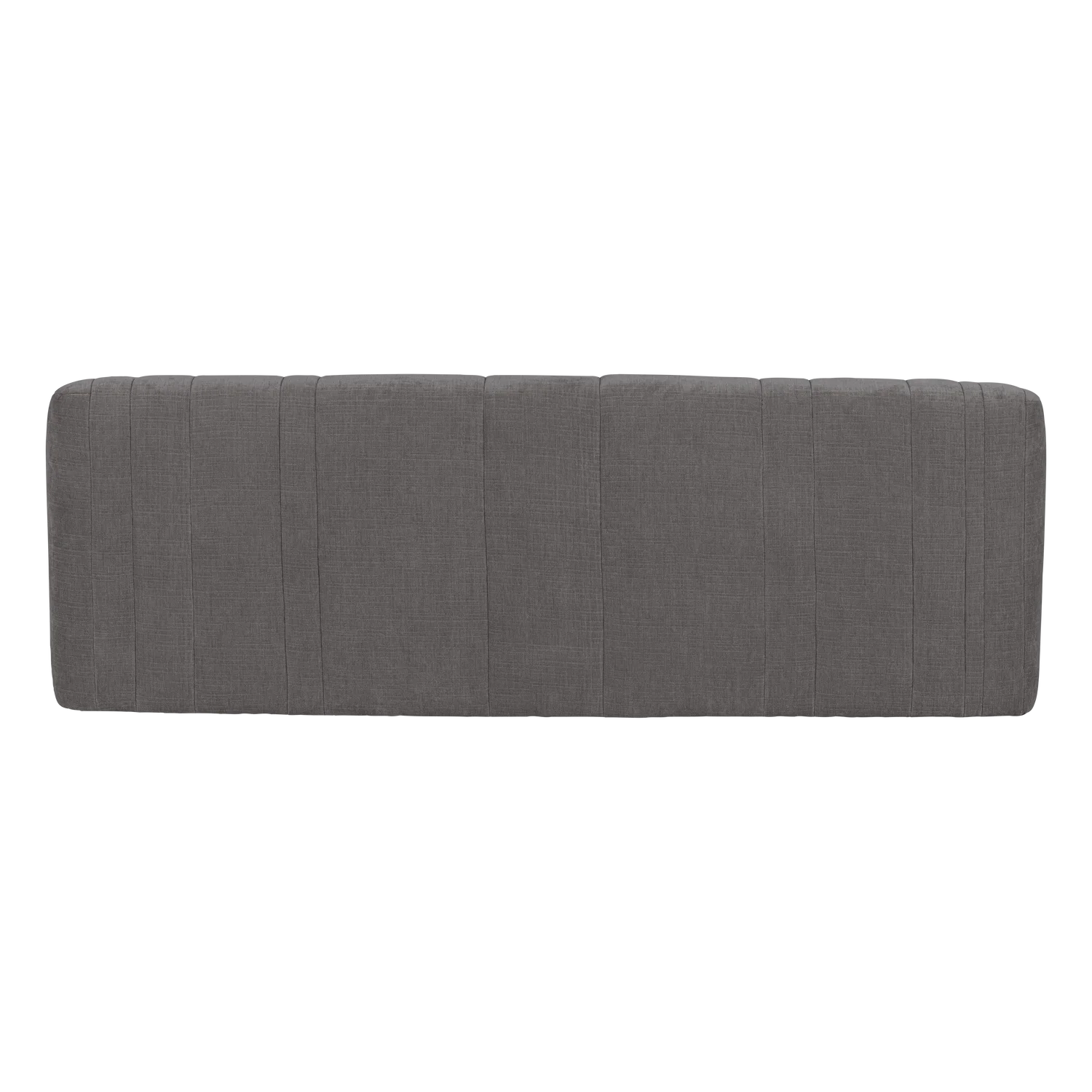 Sofa 2-zits OMAIRE grijs chenille