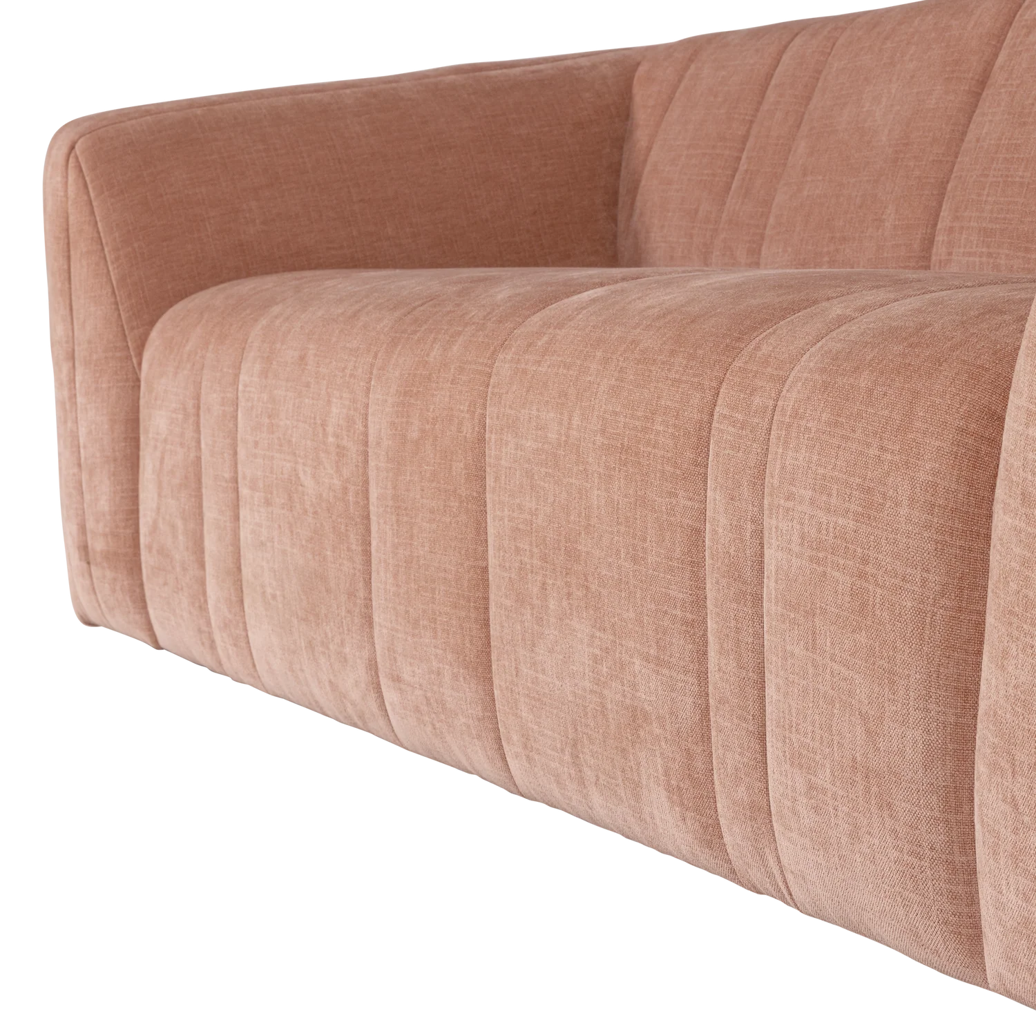 OMAIRE 2-zits bank roze chenille