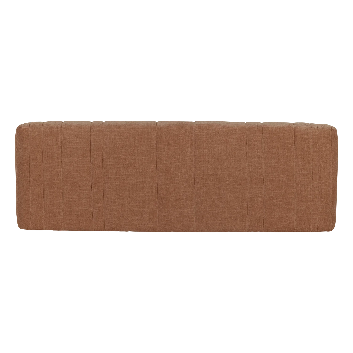 Sofa 2-zits OMAIRE roestbruin chenille
