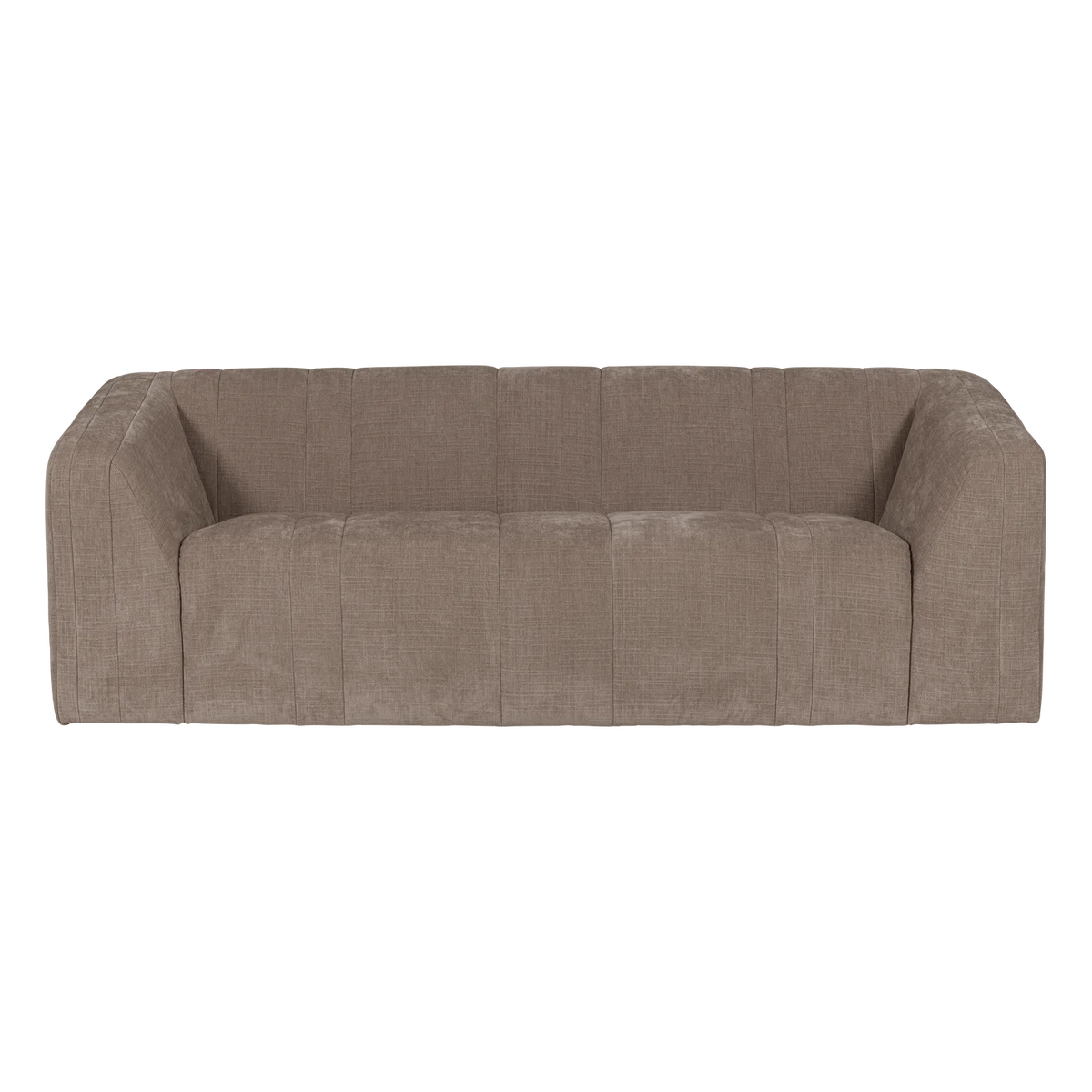 Sofa 2-zits OMAIRE taupe chenille