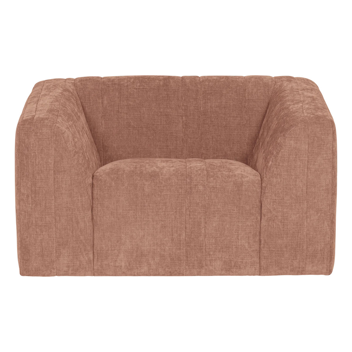 Omaire fauteuil roze chenille