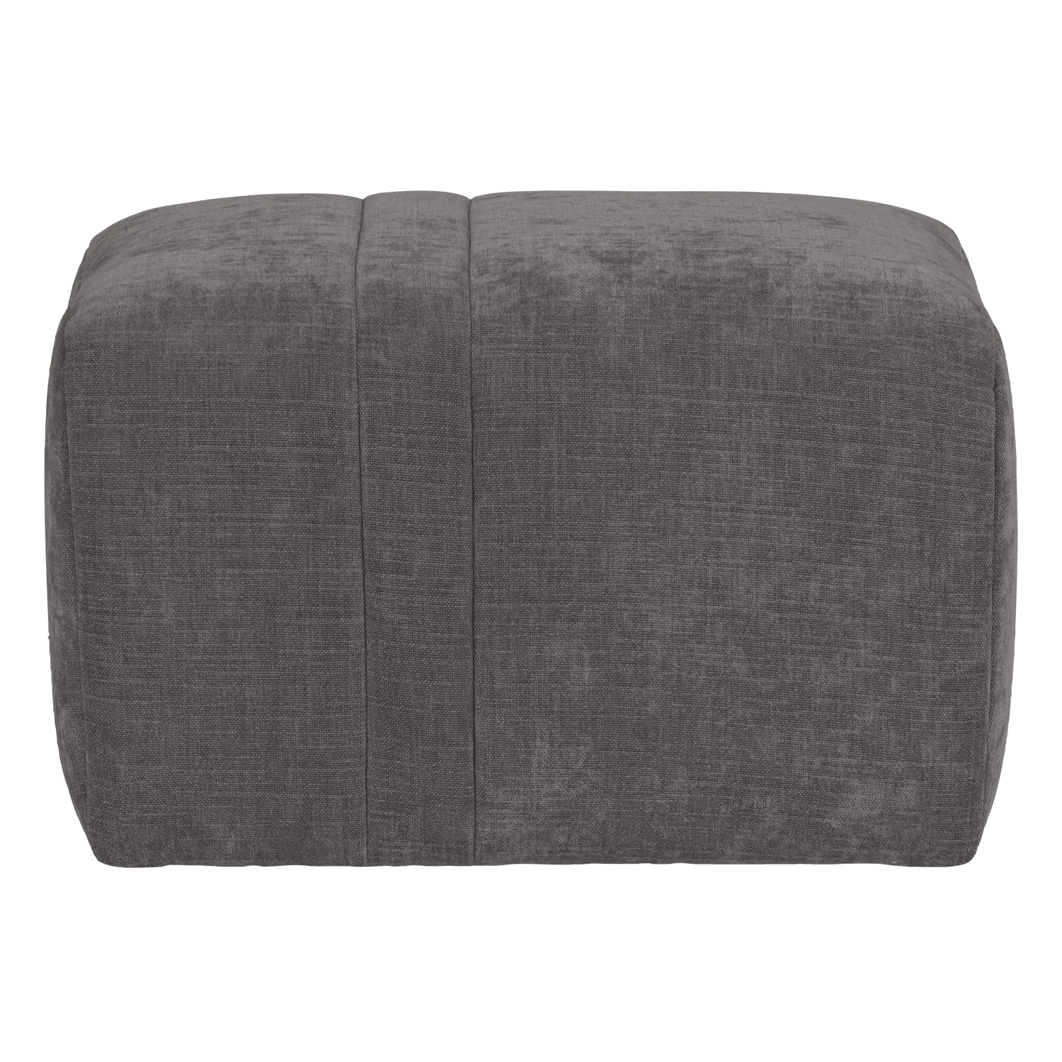 Puf OMAIRE grijs chenille