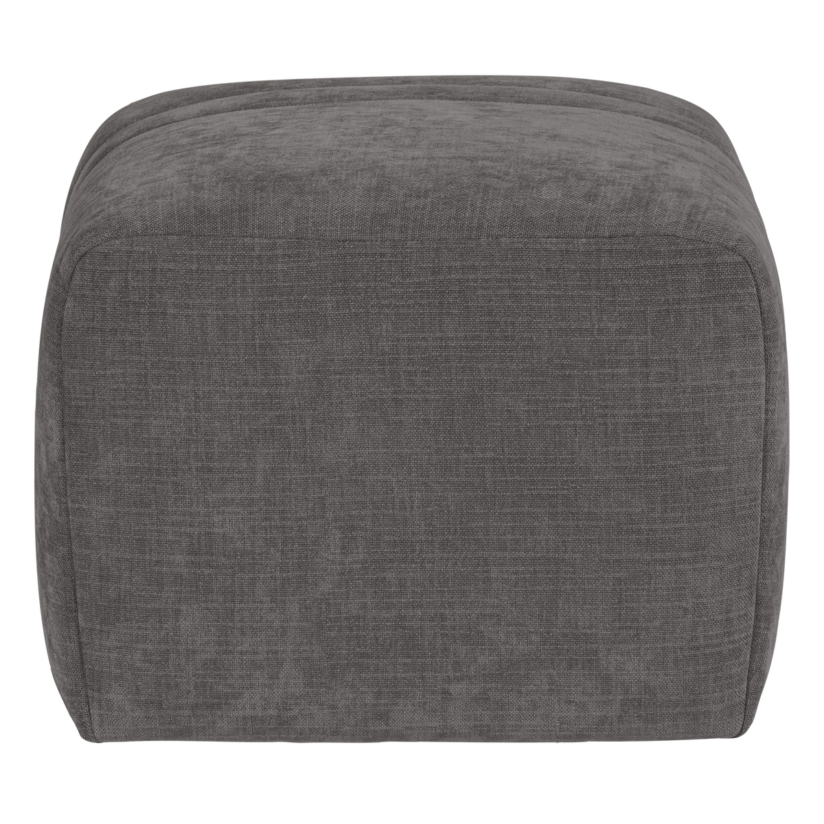 Puf OMAIRE grijs chenille