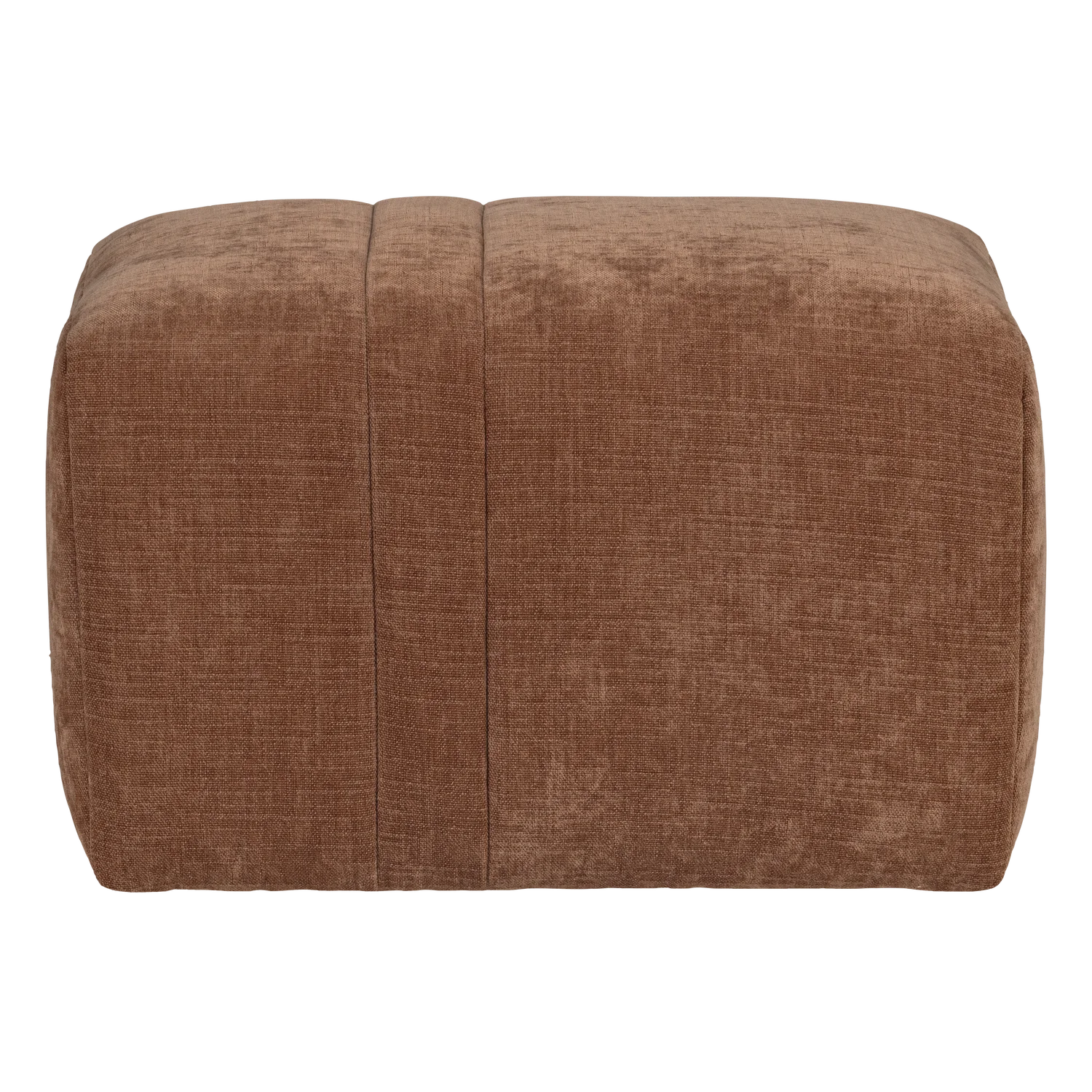 Puf OMAIRE roestbruin chenille