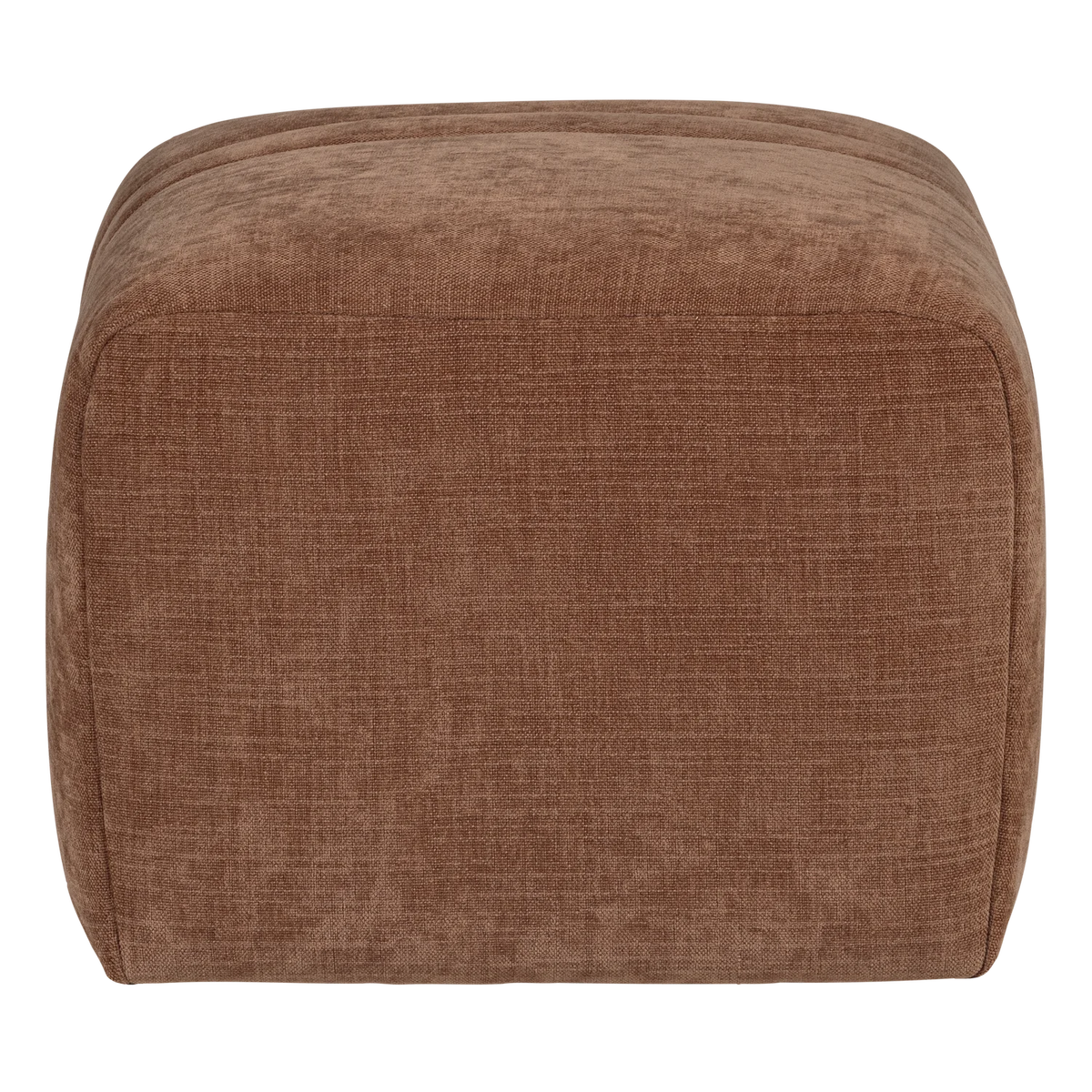 Puf OMAIRE roestbruin chenille