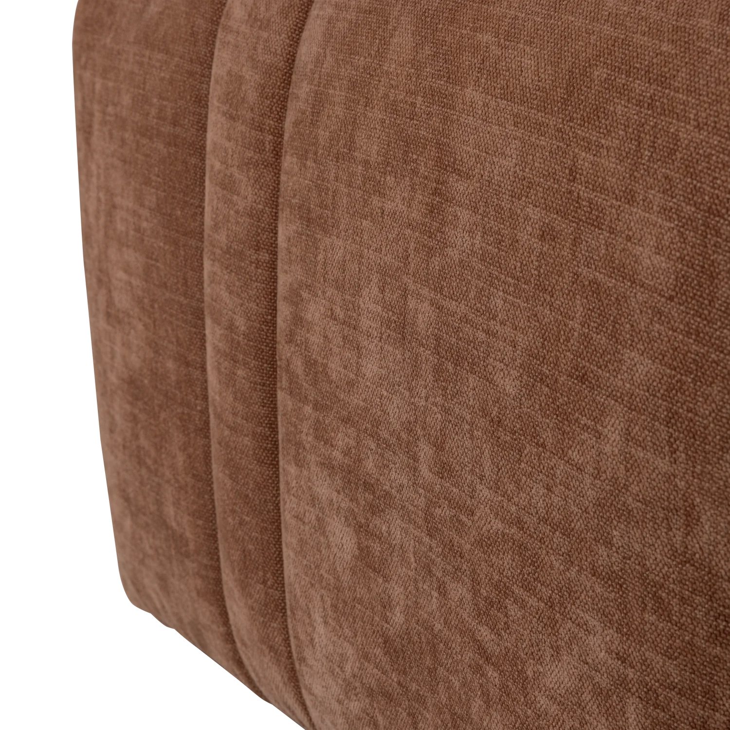 Puf OMAIRE roestbruin chenille