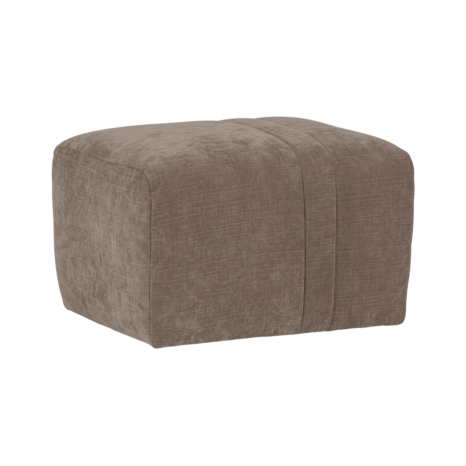 Puf OMAIRE taupe chenille
