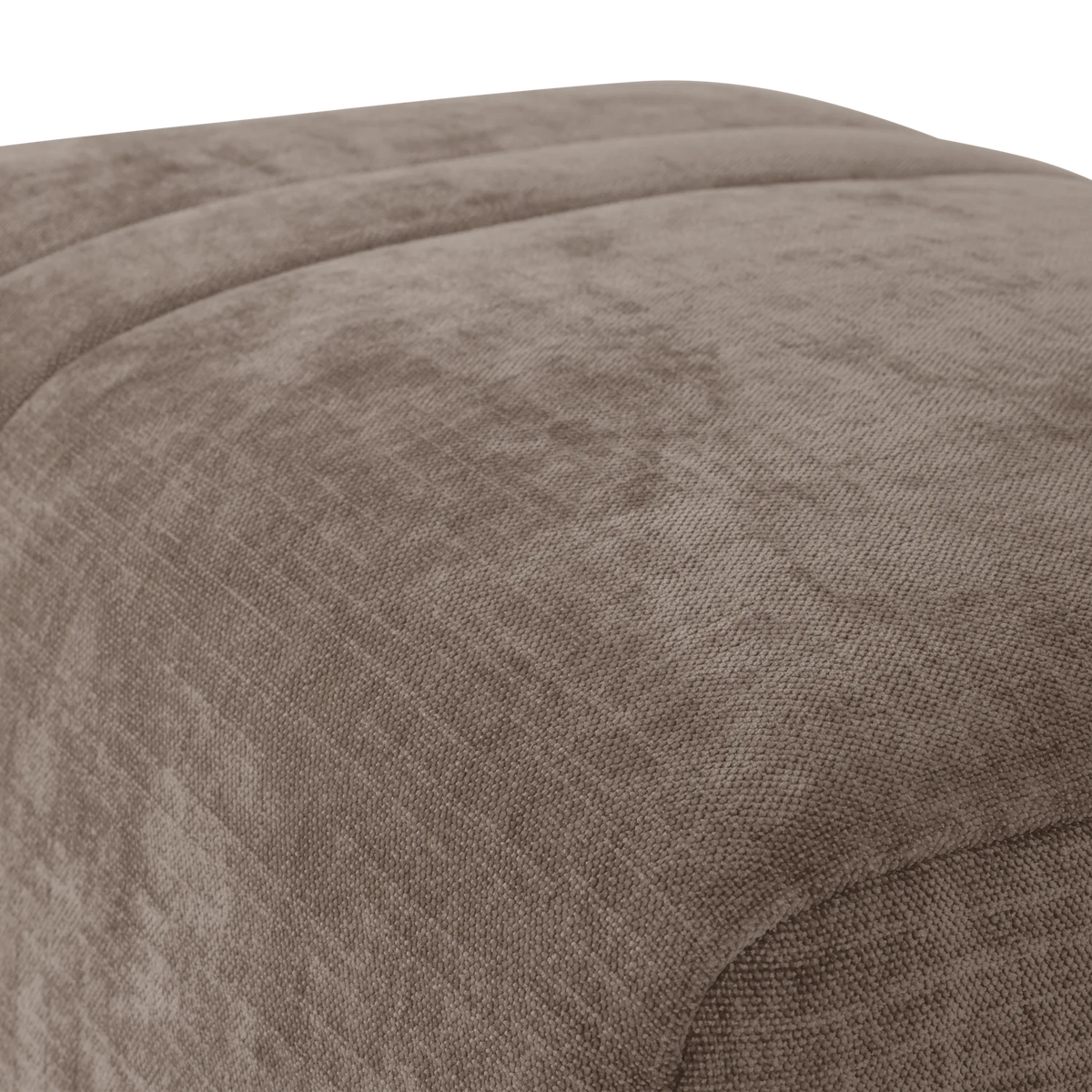 Puf OMAIRE taupe chenille