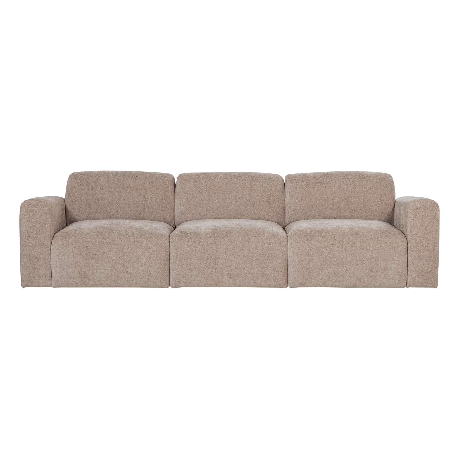 Sofa 3-zits UMINA beige chenille