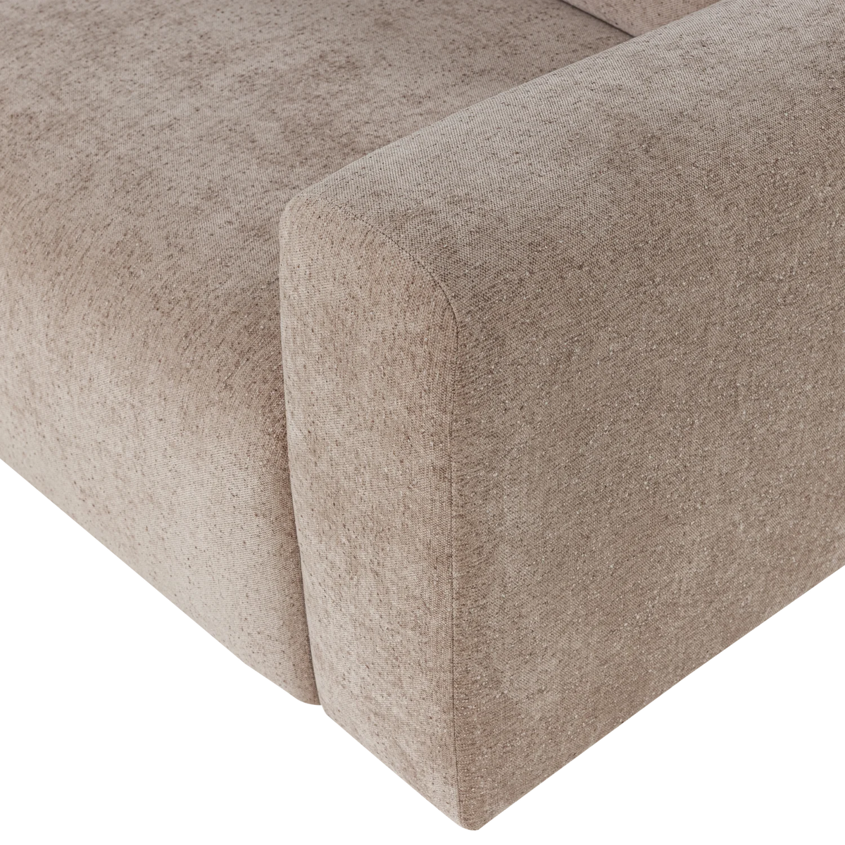 Sofa 3-zits UMINA beige chenille