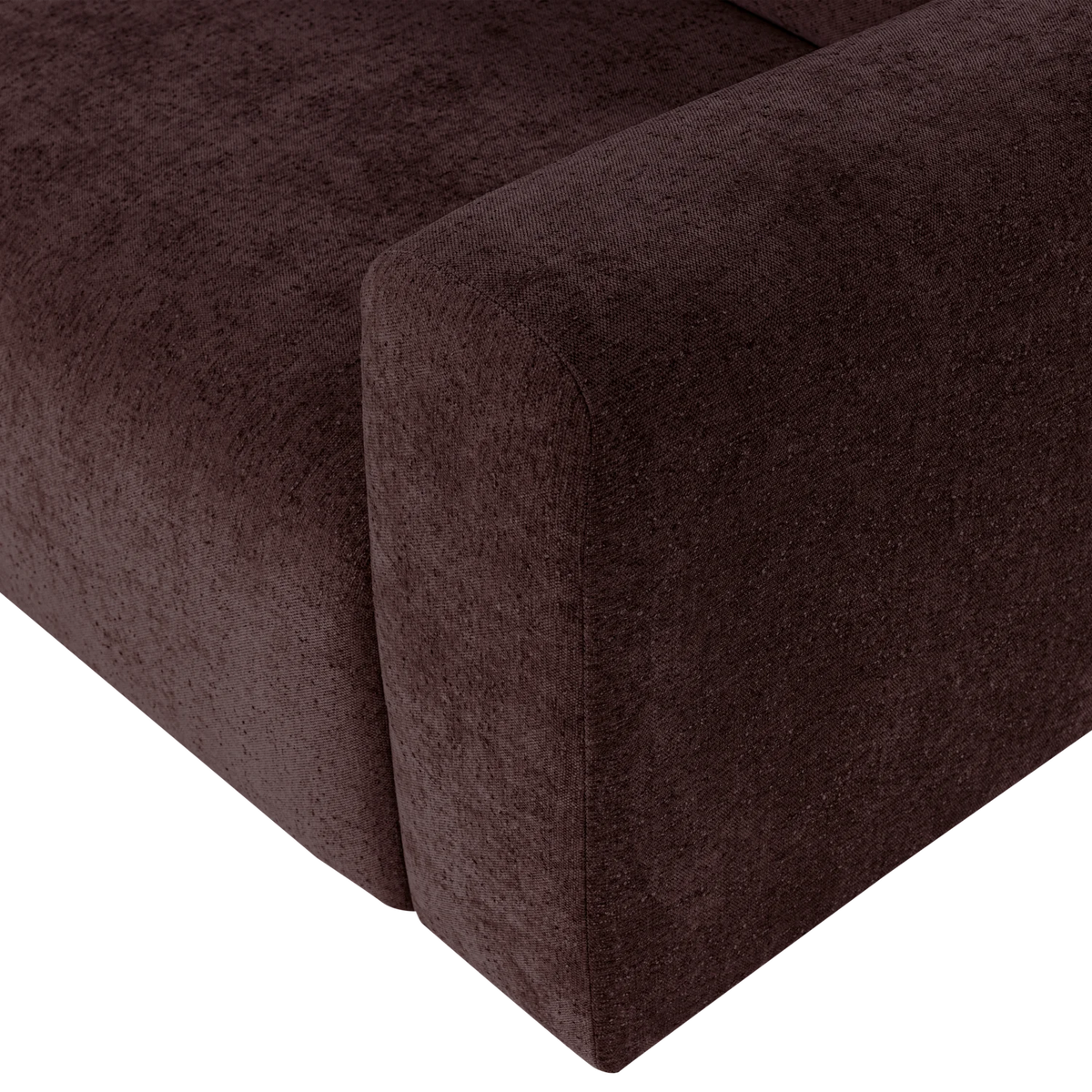 Sofa 3-zits UMINA donker bordeaux sjaal