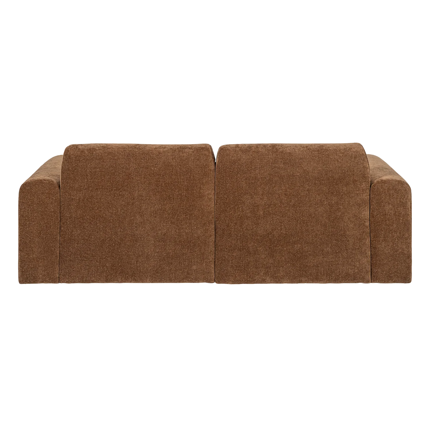 Sofa 2-zits UMINA bruin chenille