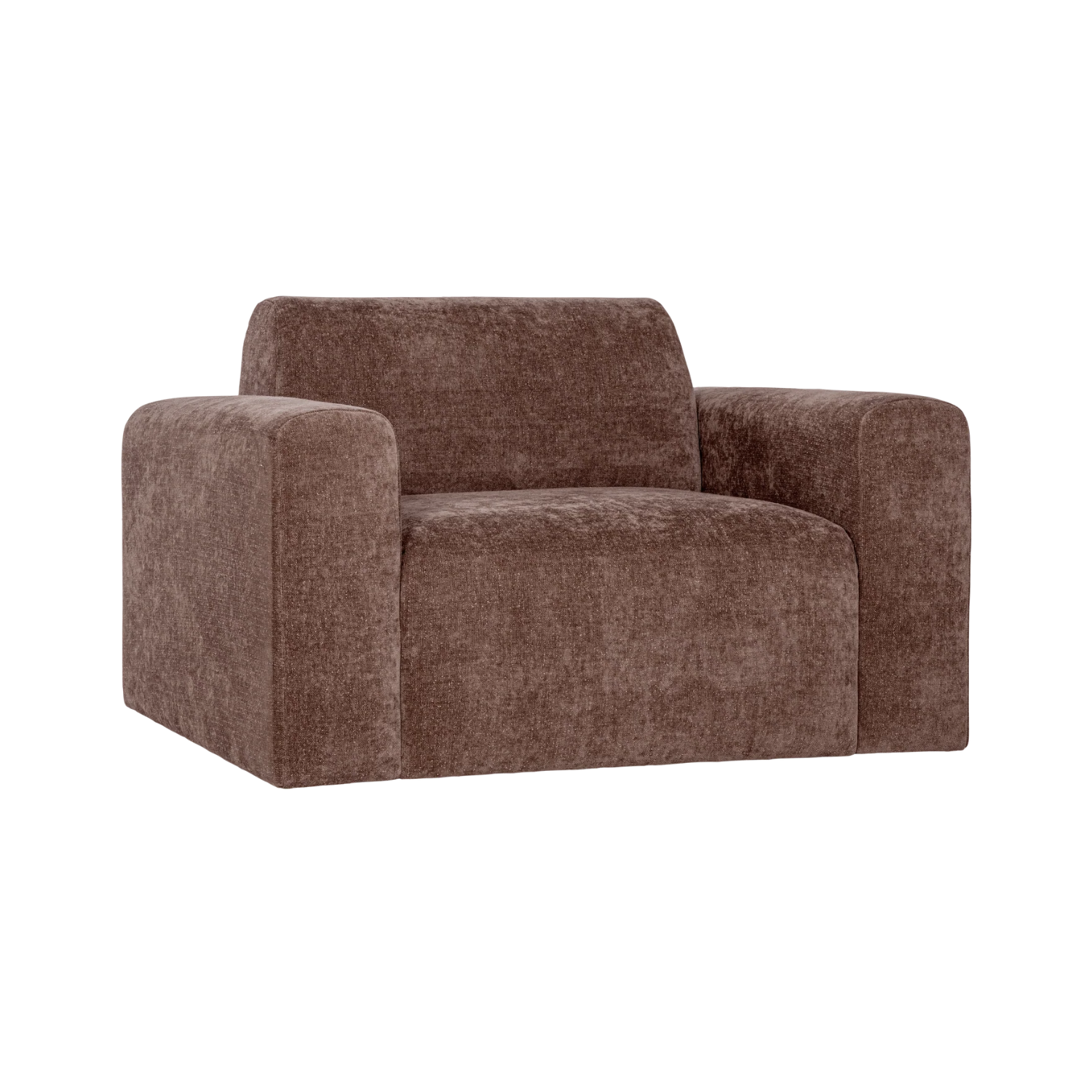 Fauteuil UMINA roze-bruin