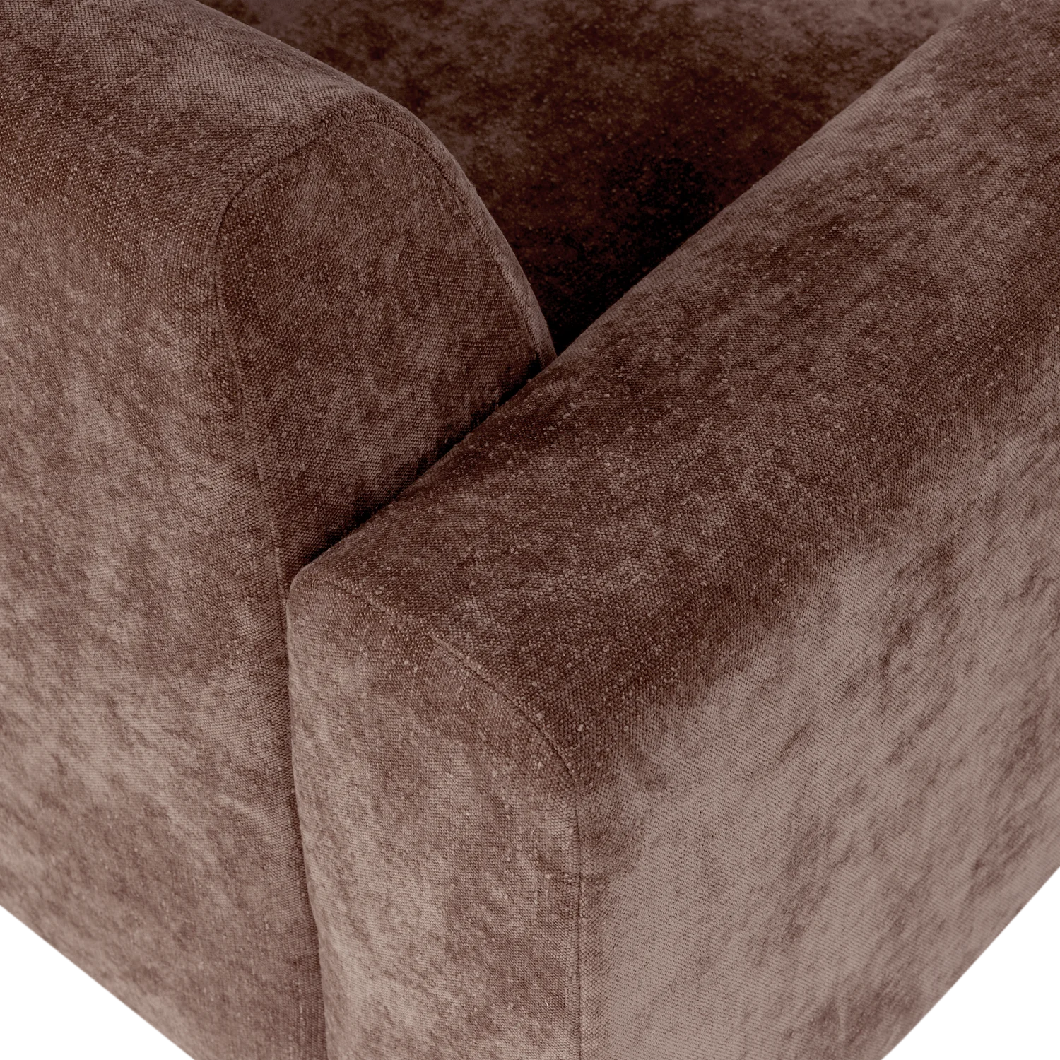 Fauteuil UMINA roze-bruin