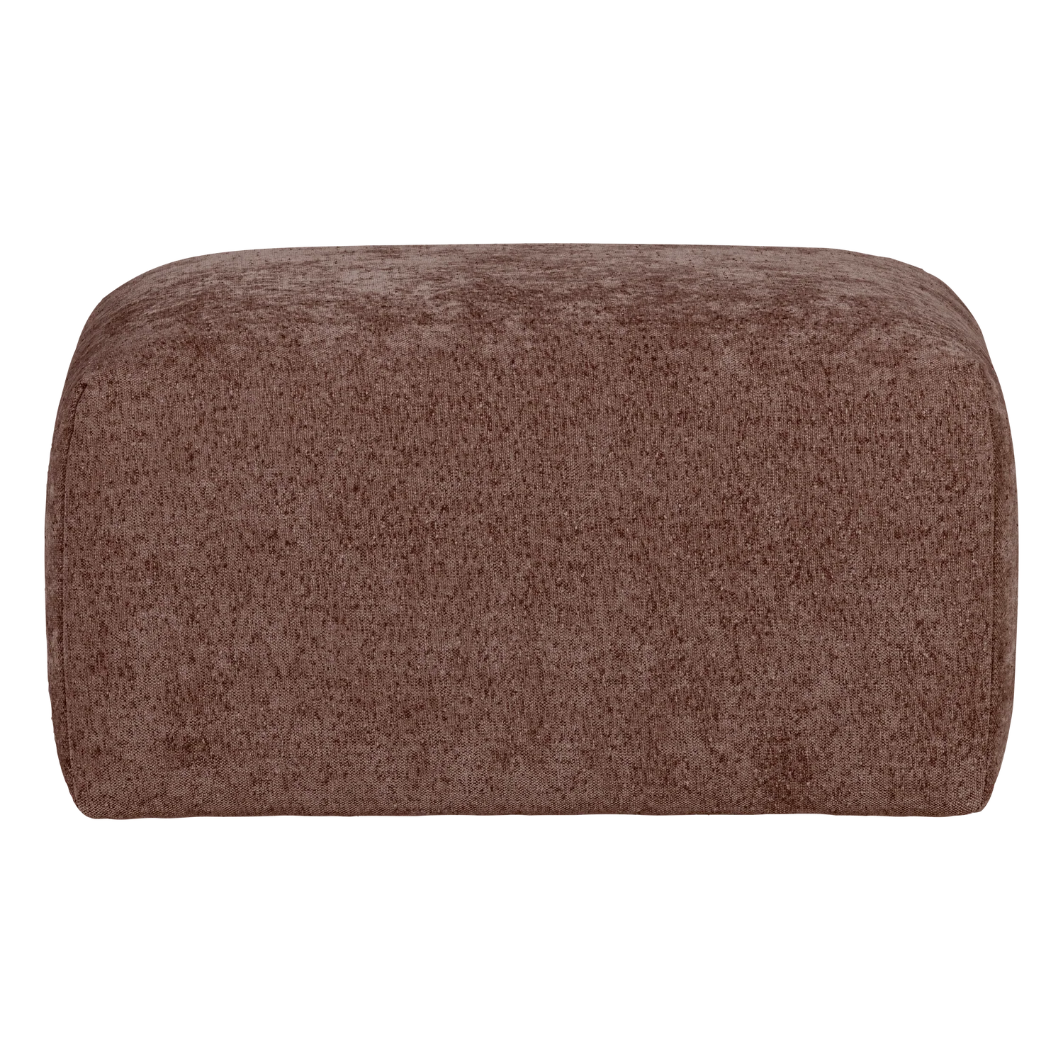 Puf UMINA roze-bruin chenille