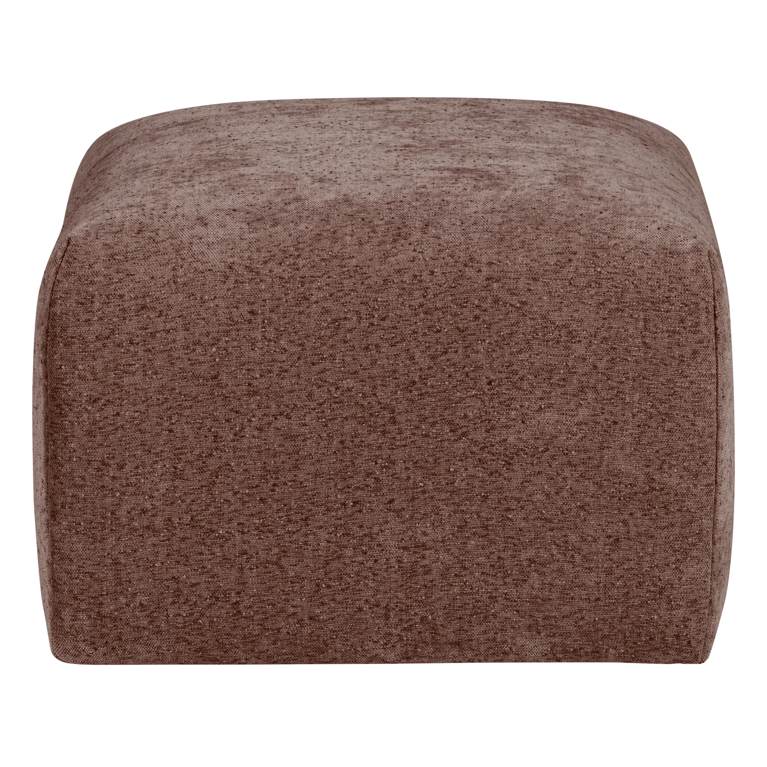 Puf UMINA roze-bruin chenille