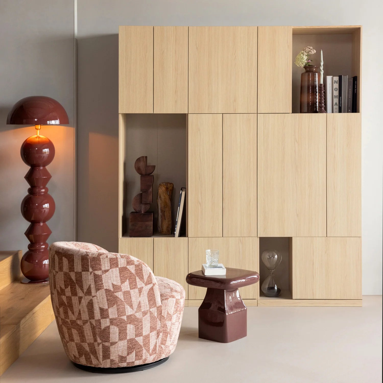 Zijtafel LOVA bordeaux