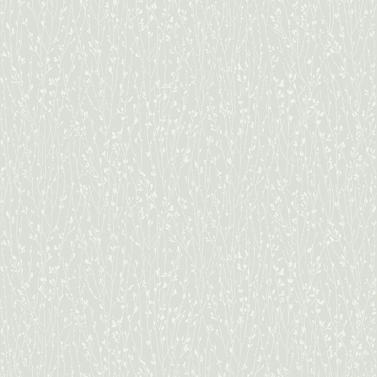 Non-woven paper wallpaper with a plant pattern ELIAS light green