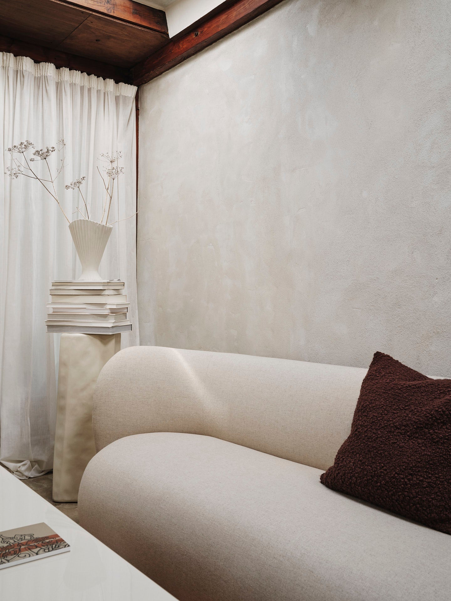 Bank 3-zits RICO Main Line Flax koffiebruin