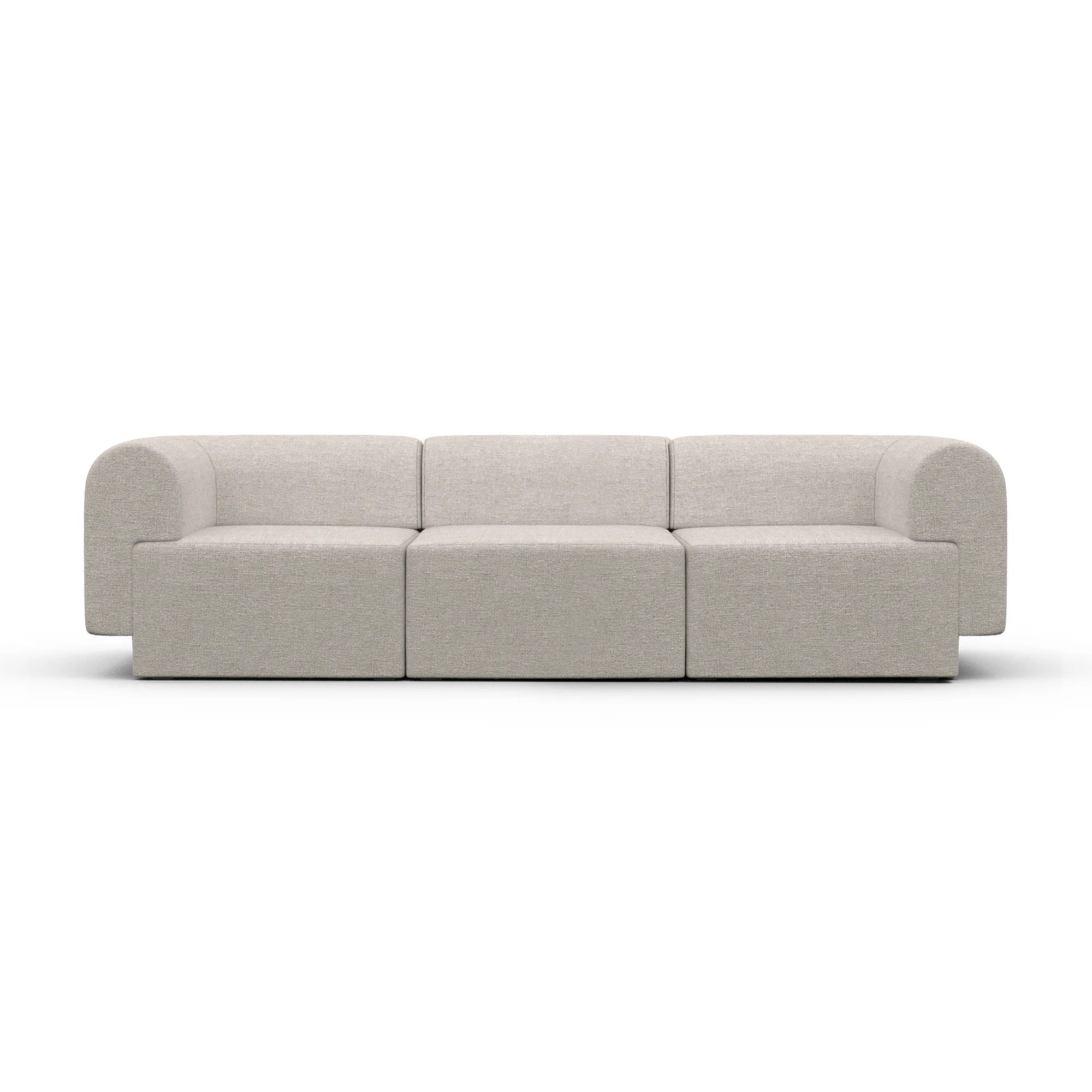 Sofa 3-Sitzer TORI hellgrau