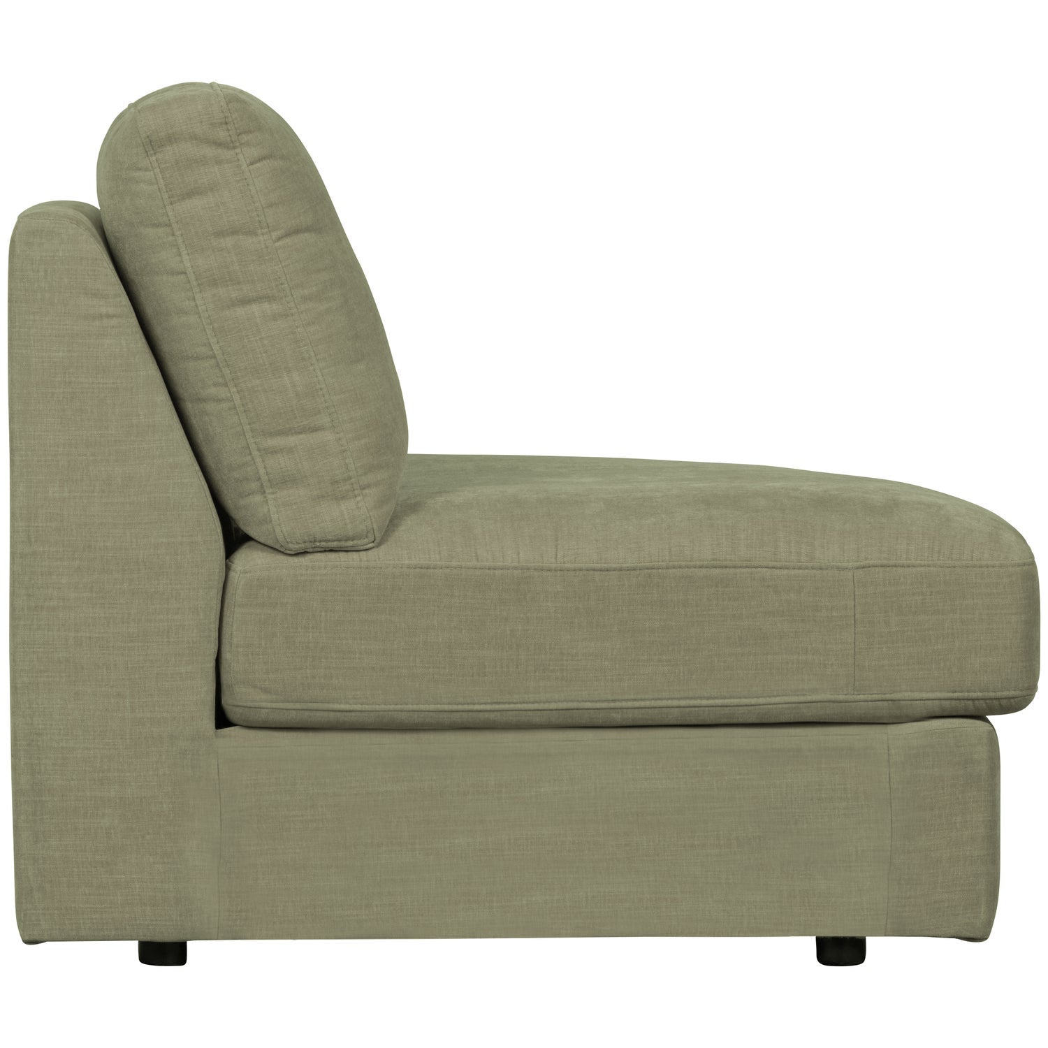 Sofa FAMILY - moduł otwarty prawostronny zielony do salonu – Woood