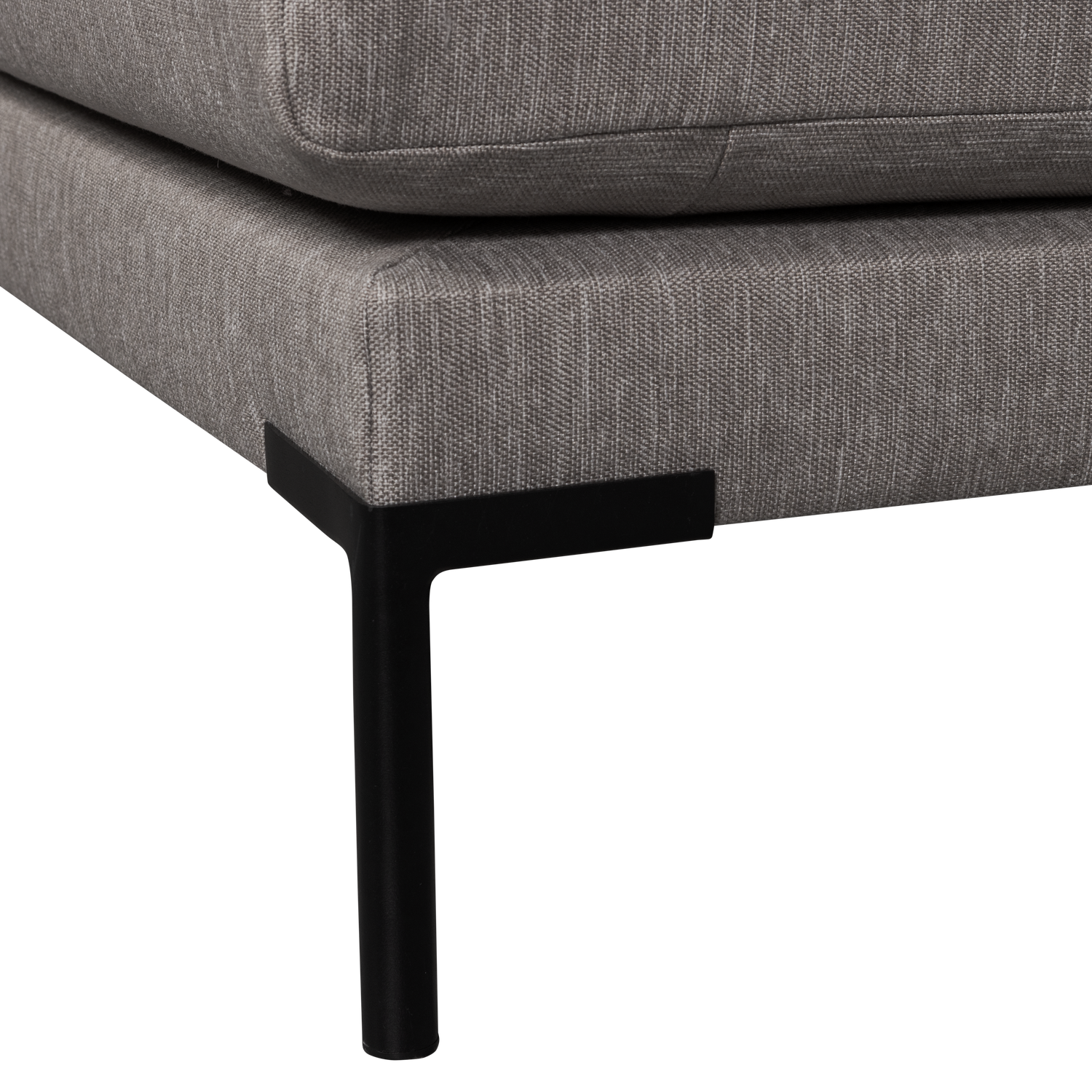 Fotel / moduł COUPLE DINING BENCH szary – Woood