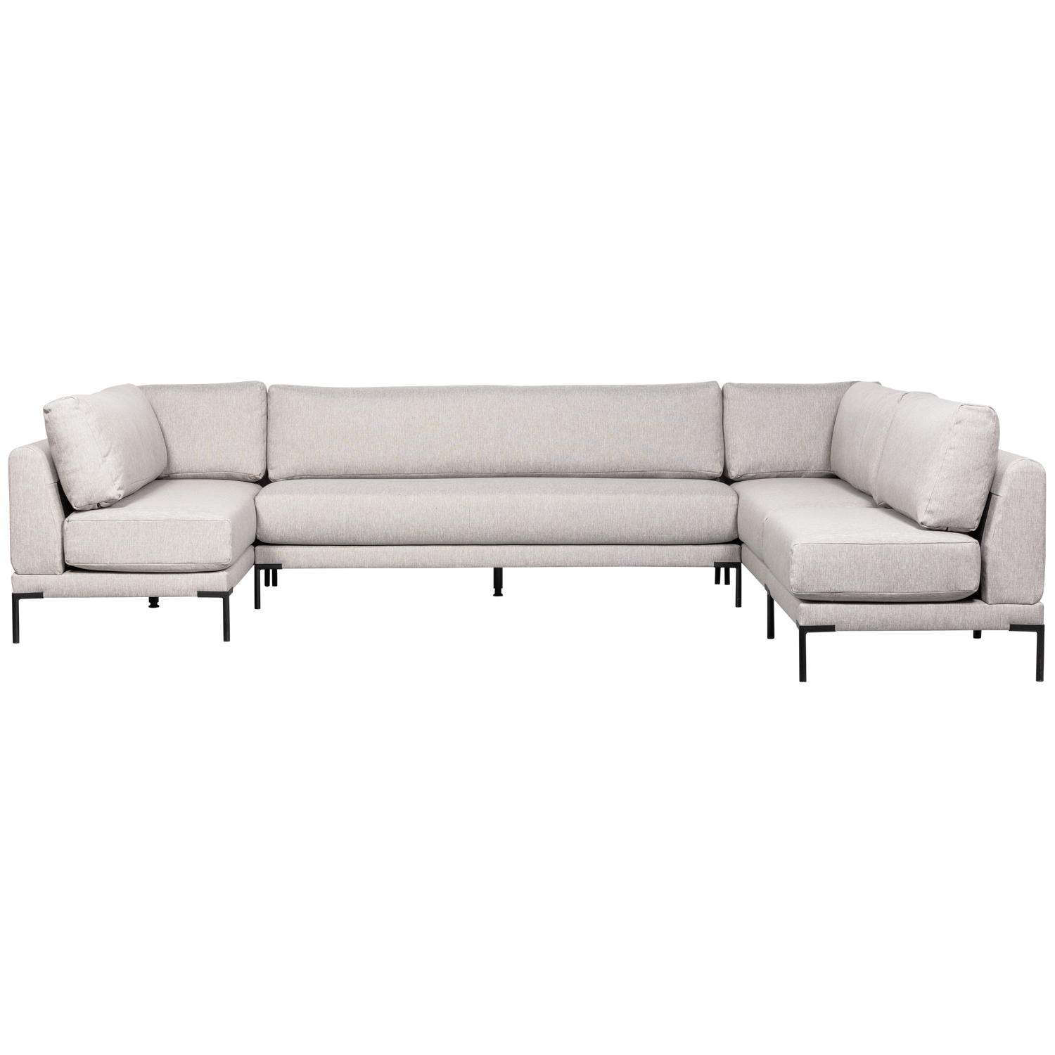 Couple Dining Bench Light Gray