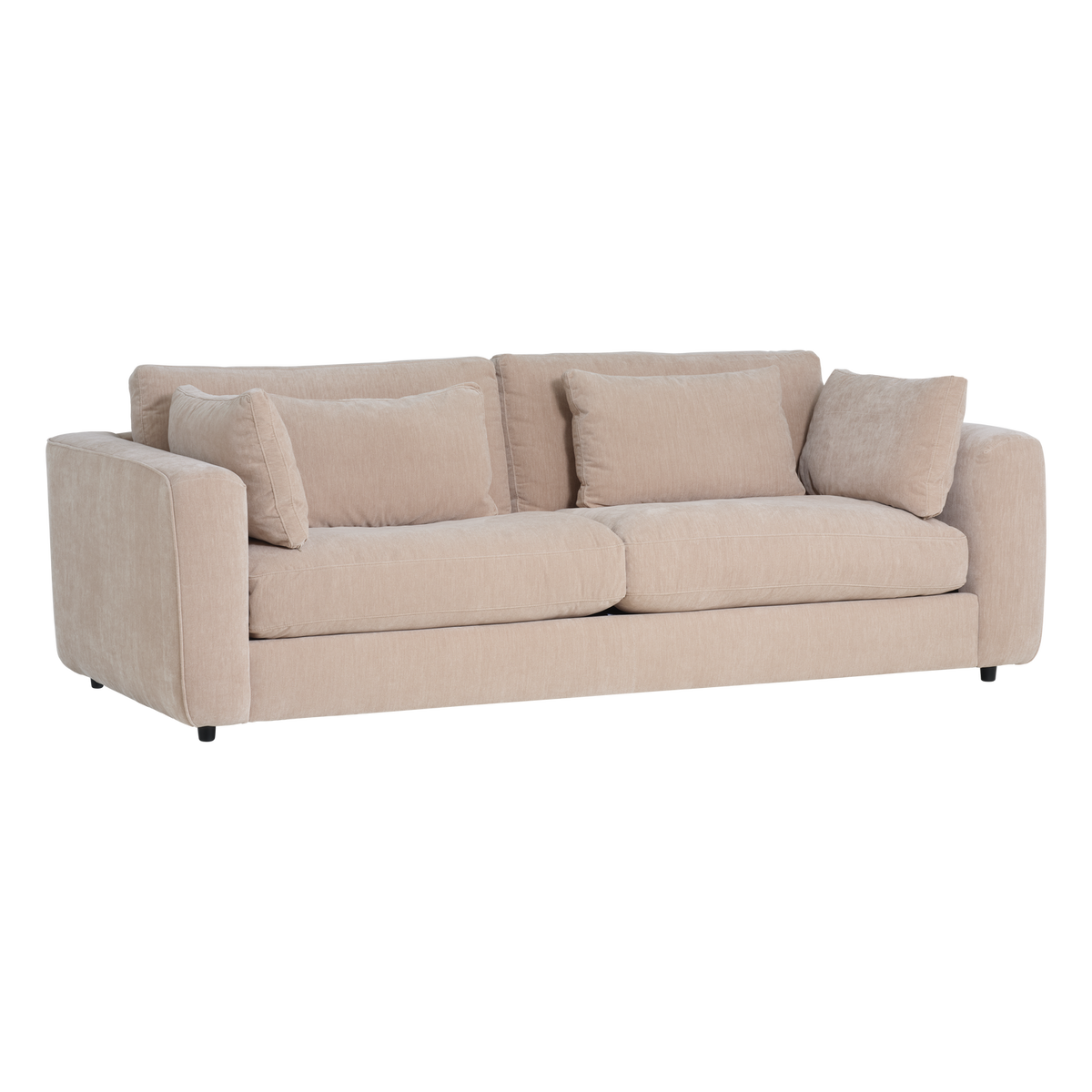 Sofa 3-osobowa CHUNKY szenil piaskowy – Woood