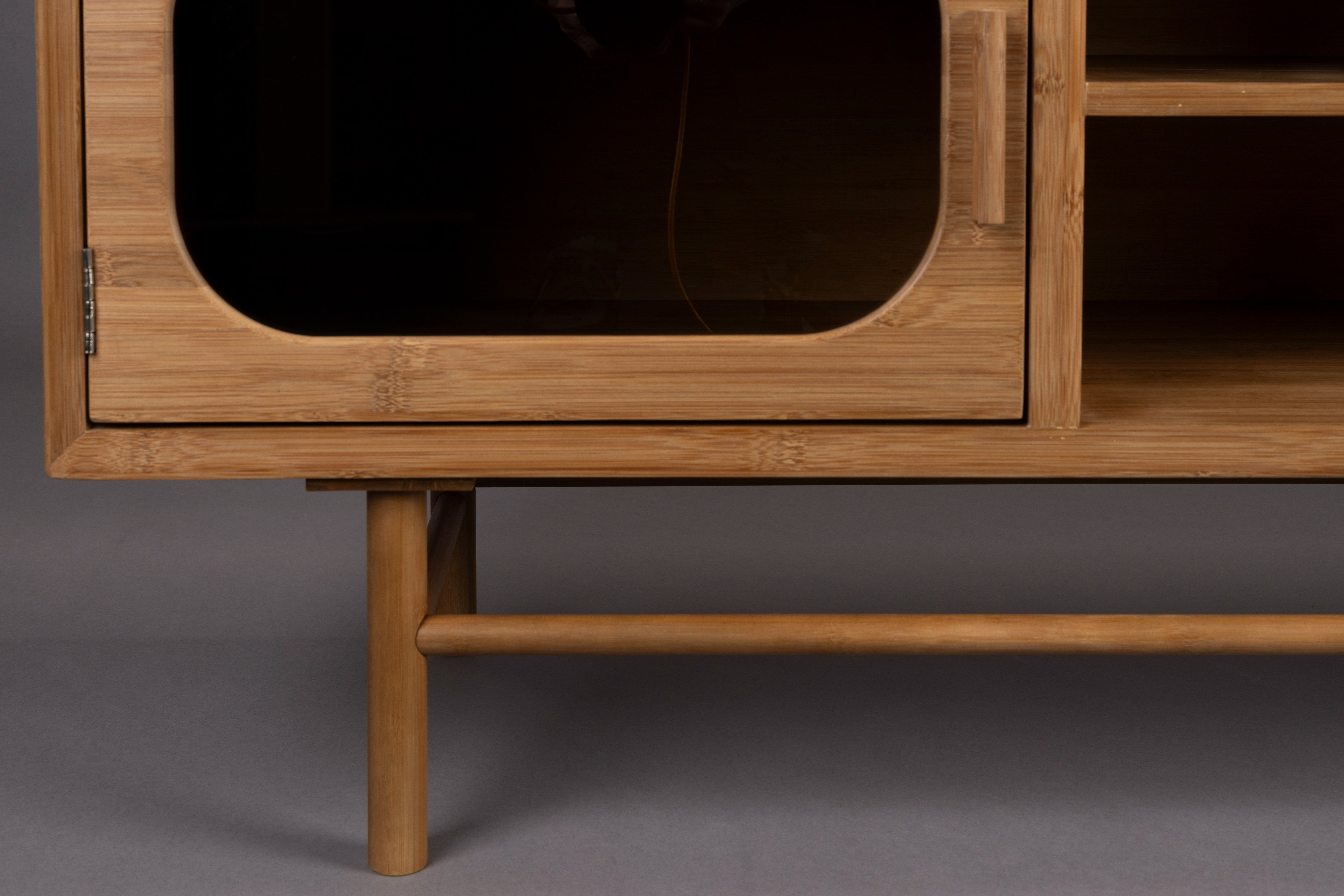 TV-meubel CAROUN gebrandhout bamboe