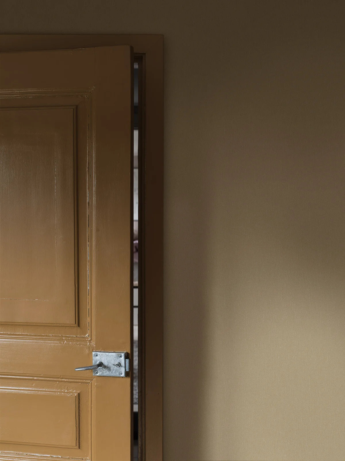 Structural wallpaper resembling linen LINEN - OAT light beige