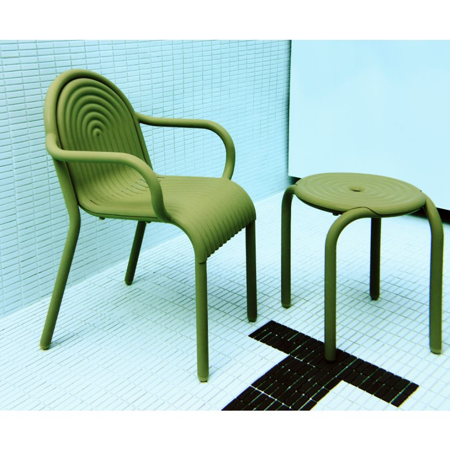 Outdoor coffee table green green