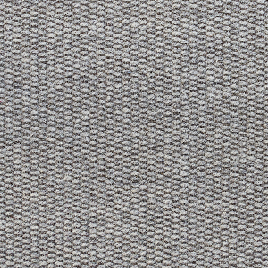 Sofa 3-Sitzer CHIMNEY graue Brook-Stoff mit schwarzem Gestell