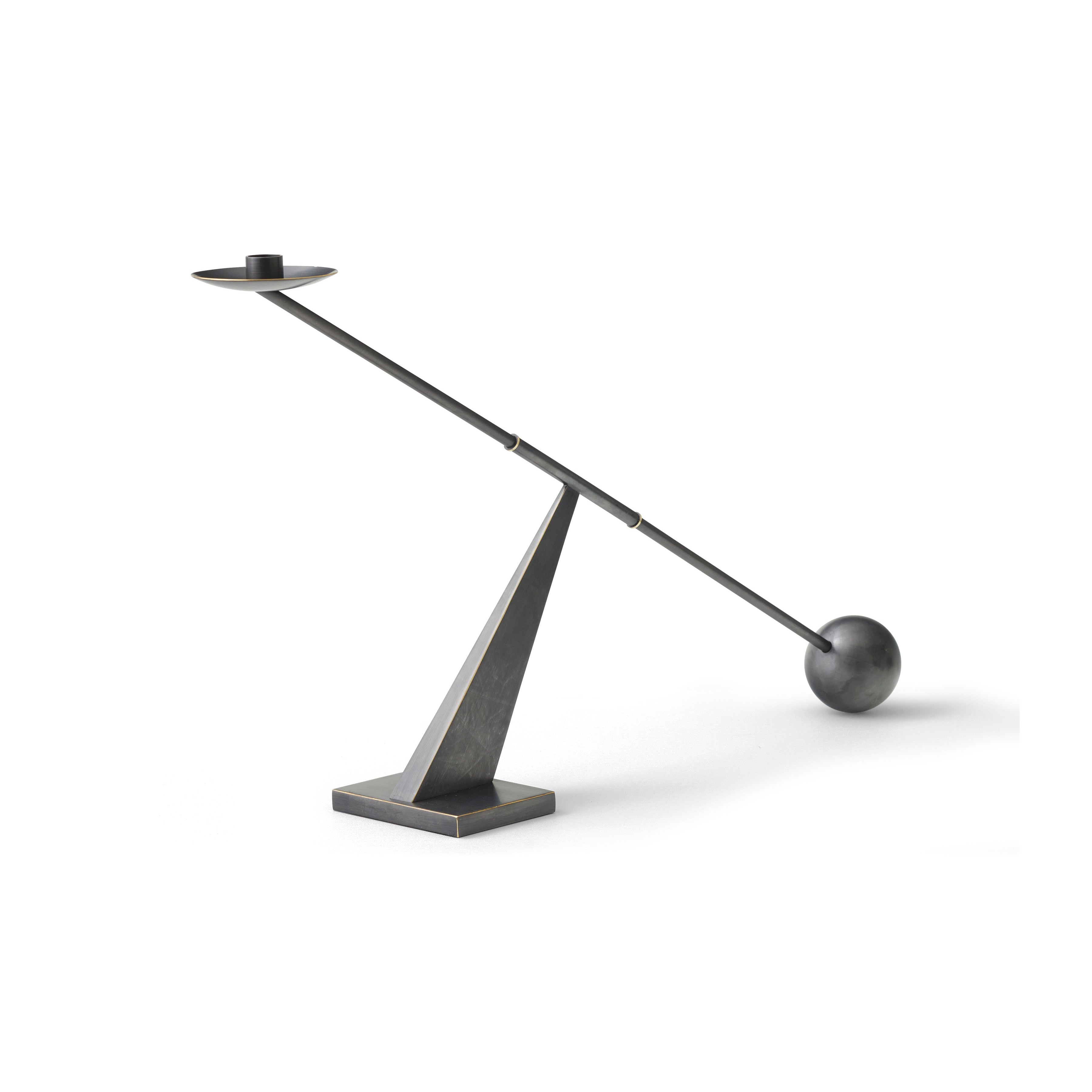 Kerzenhalter INTERCONNECT brüniertes Messing