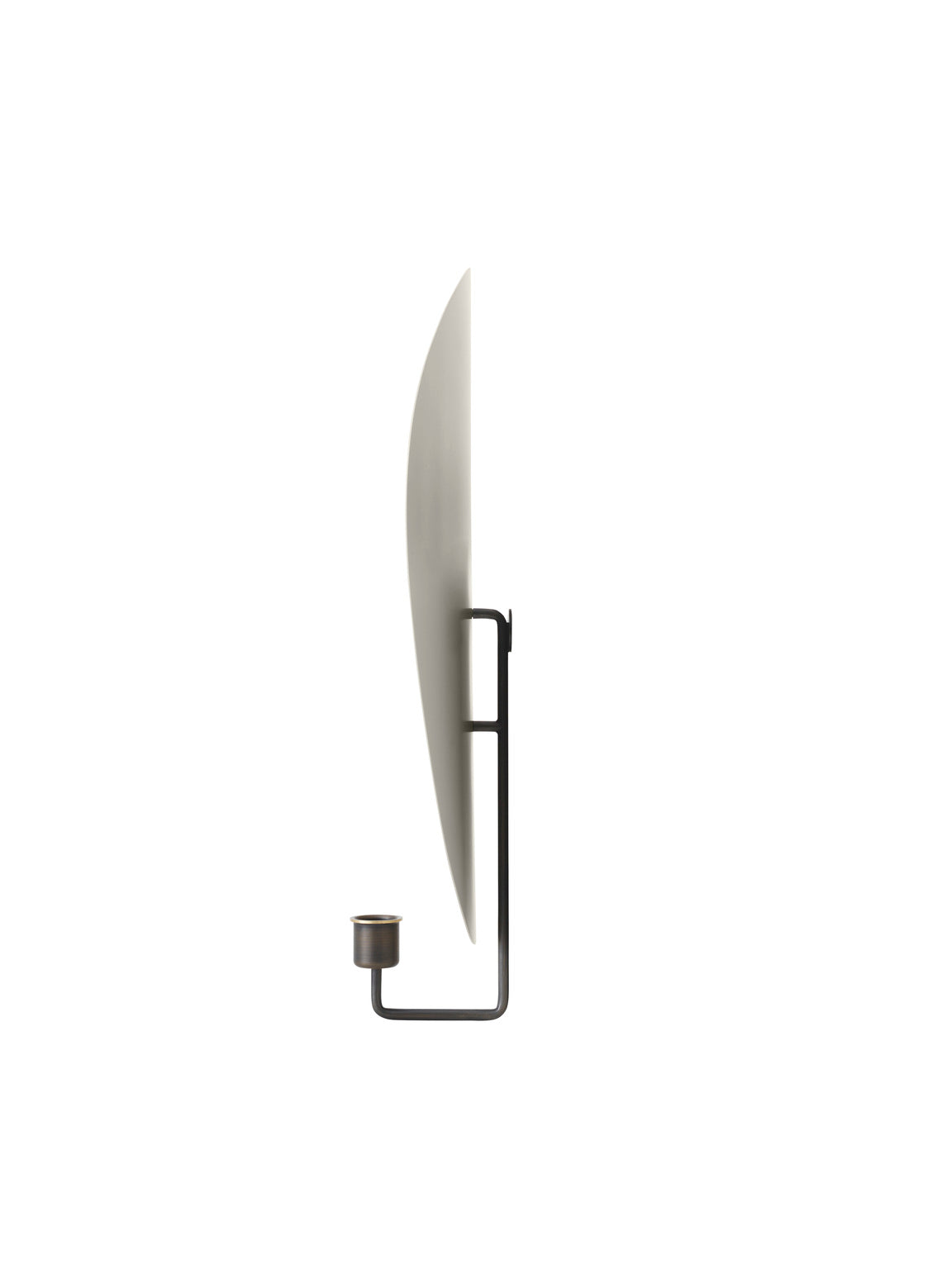 Wandleuchter FLAMBEAU grau