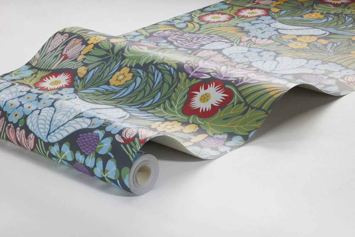 Behang met een bloemenmotief RABATT multicolor