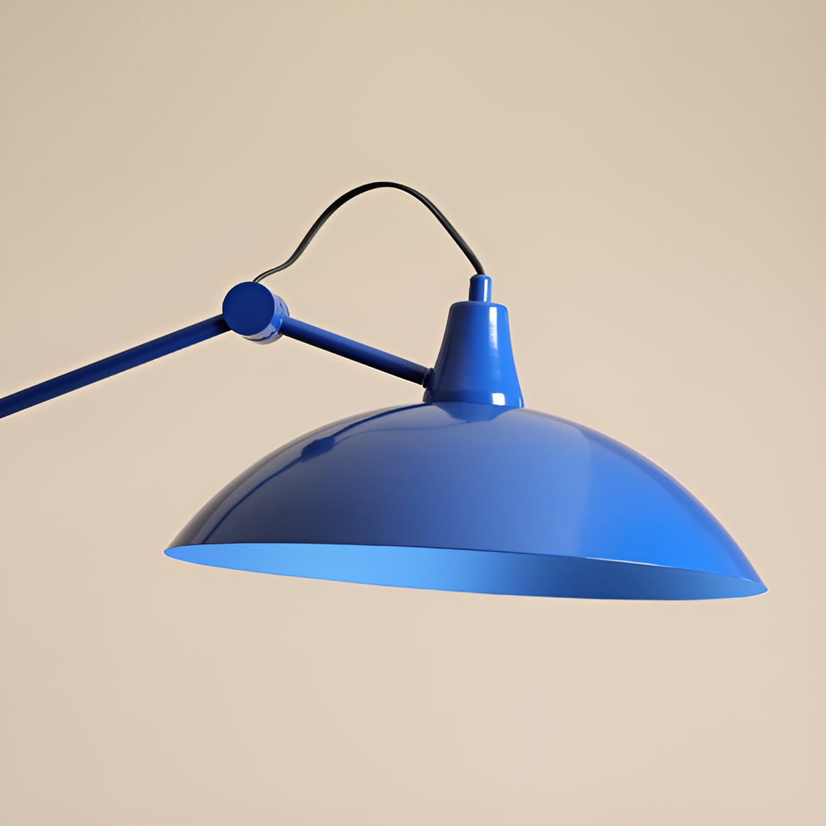 Verstelbare plafondlamp MELOS blauw