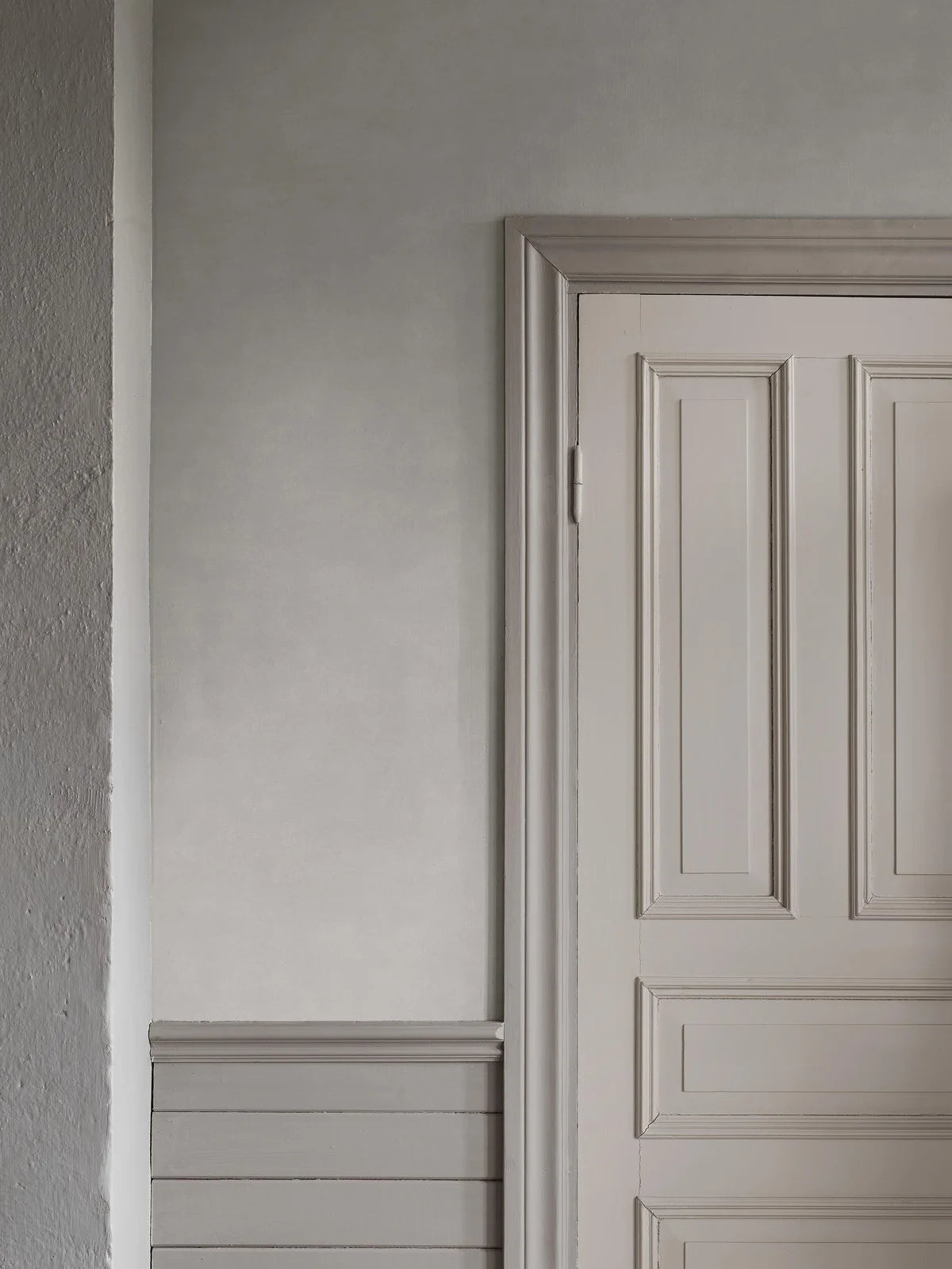 Behang dat canvas imiteert SHADES - SOAPSTONE grijs