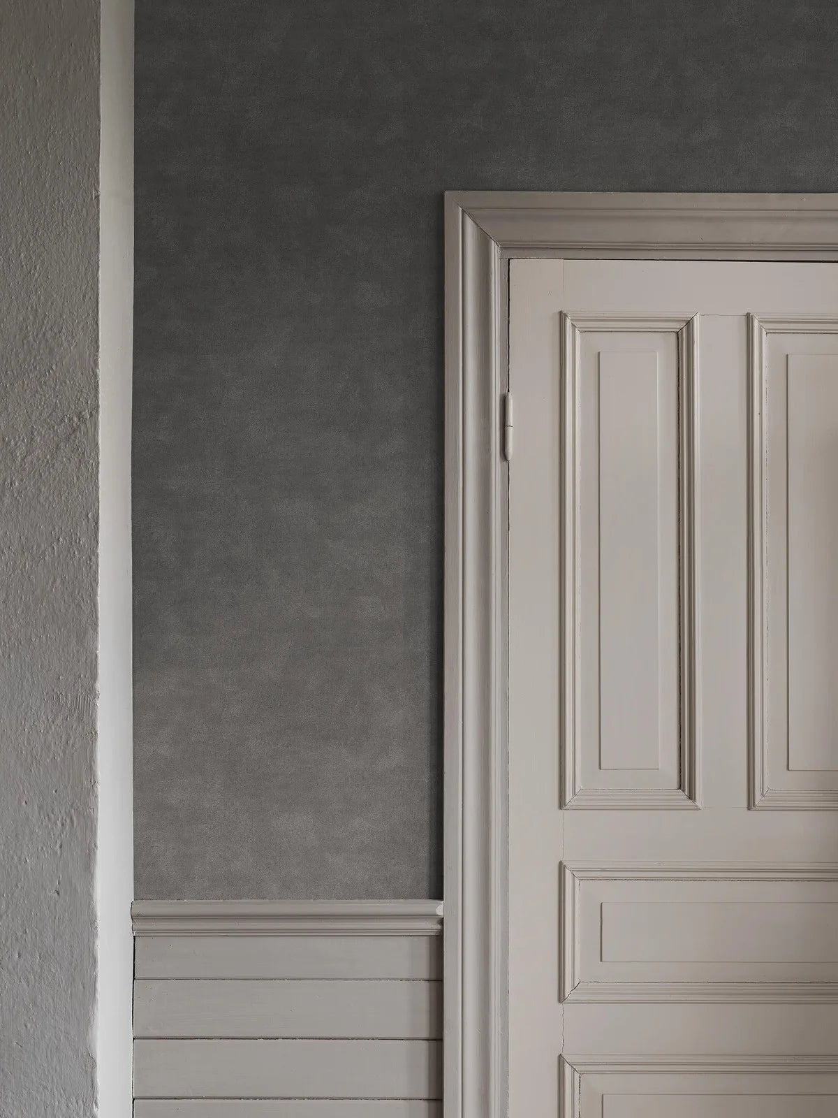 Tapijt imiterend canvas SHADES - ANTHRACIET antracietkleurig