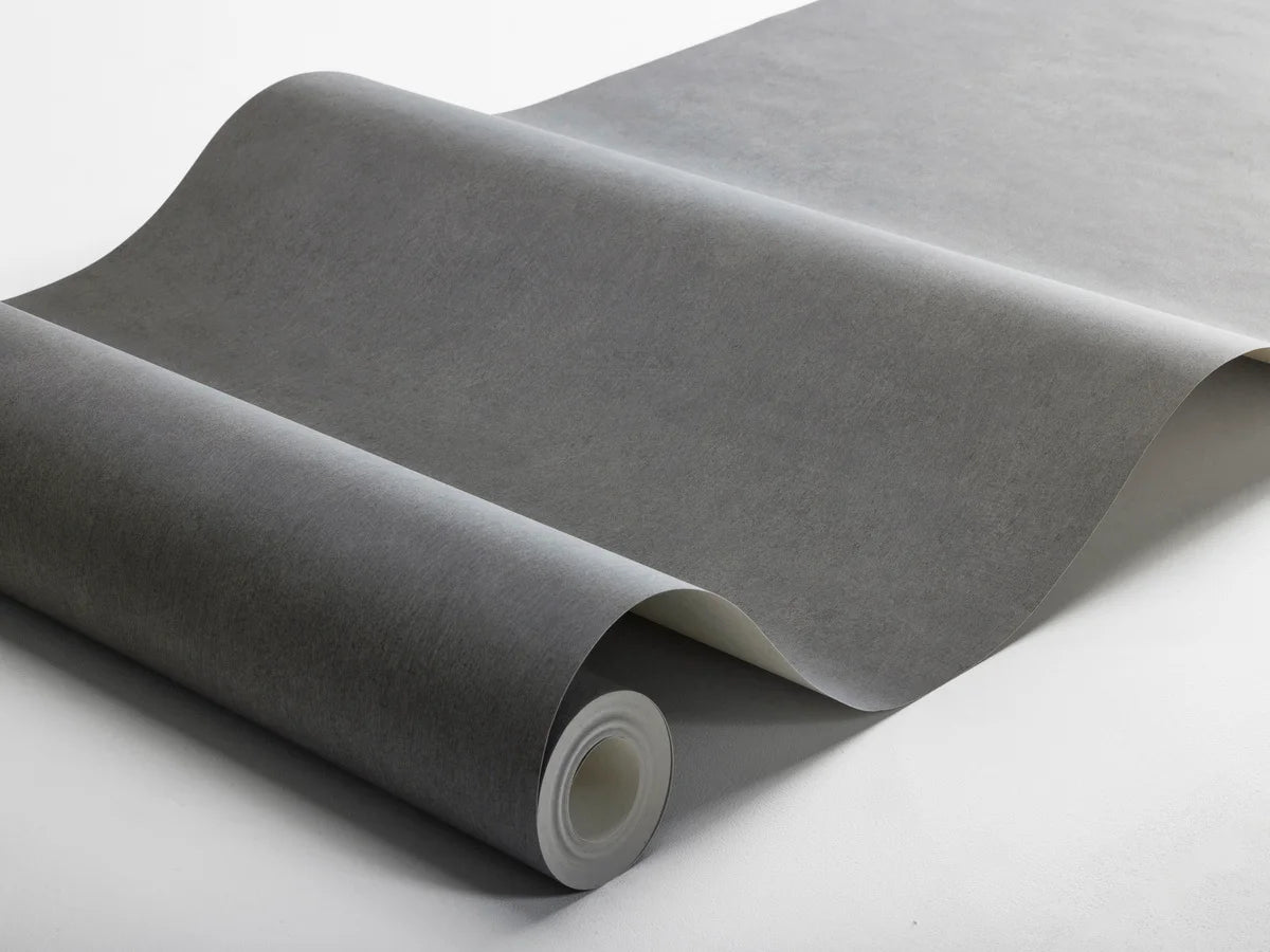 Tapeta imitująca płótno SHADES - ANTHRACITE antracytowy na ścianę – Boråstapeter