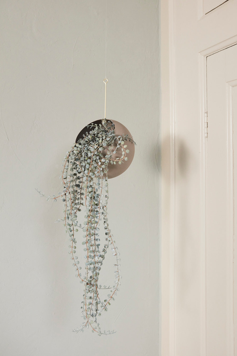 Hängende Blumentopf GLOBE taupe