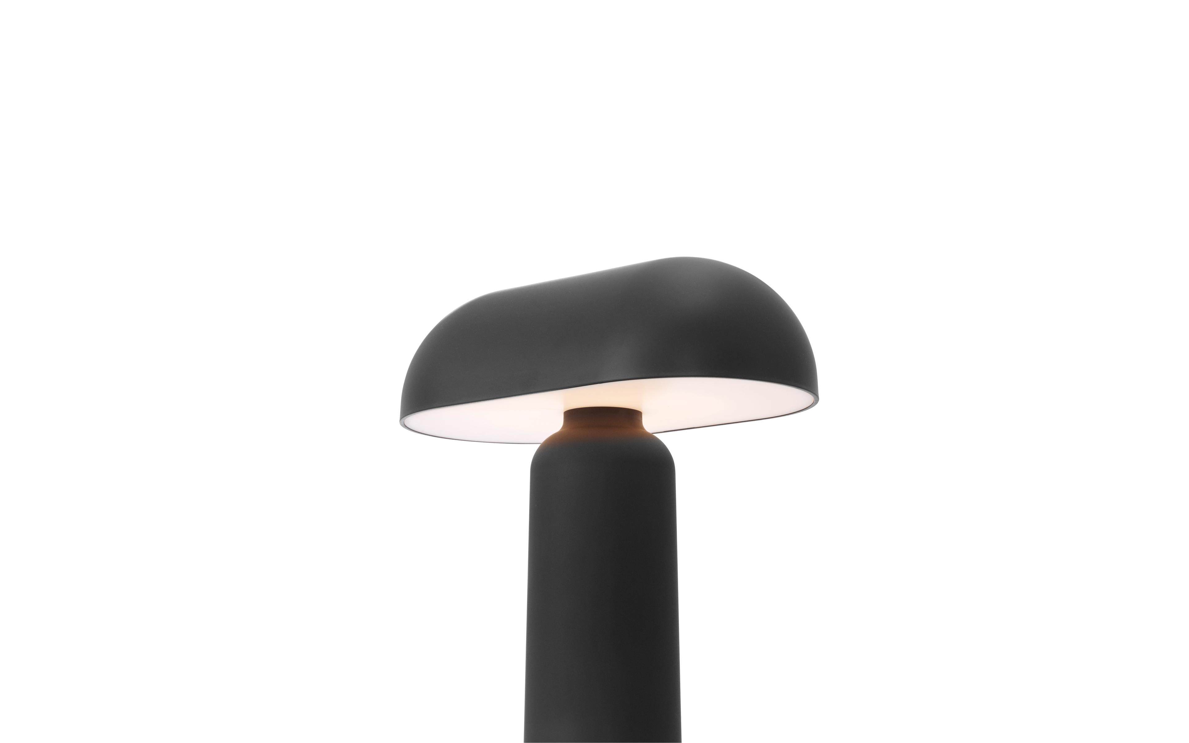 PORTA Tragbare Lampe schwarz