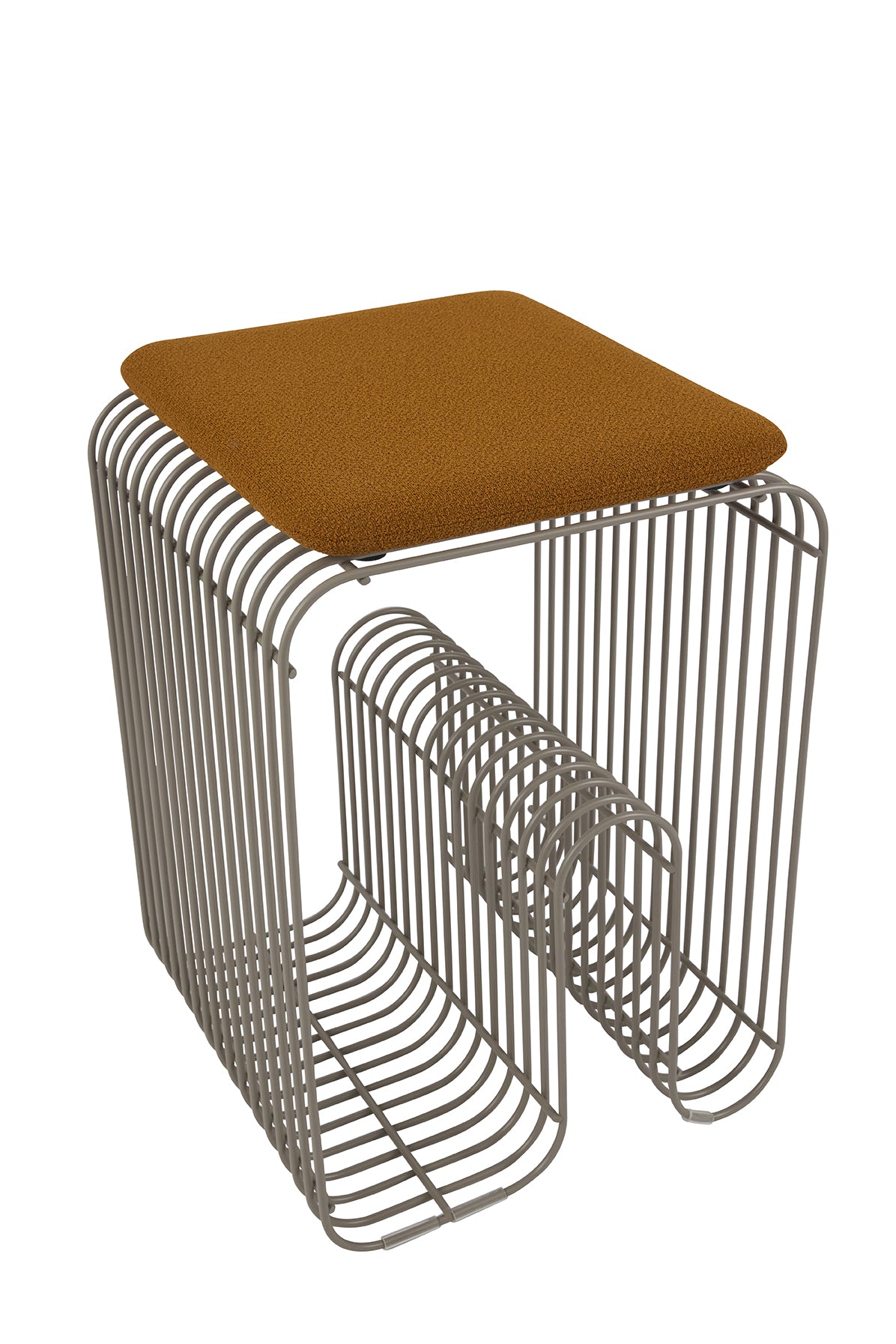 Zitkussen CURVA bruin bouclé